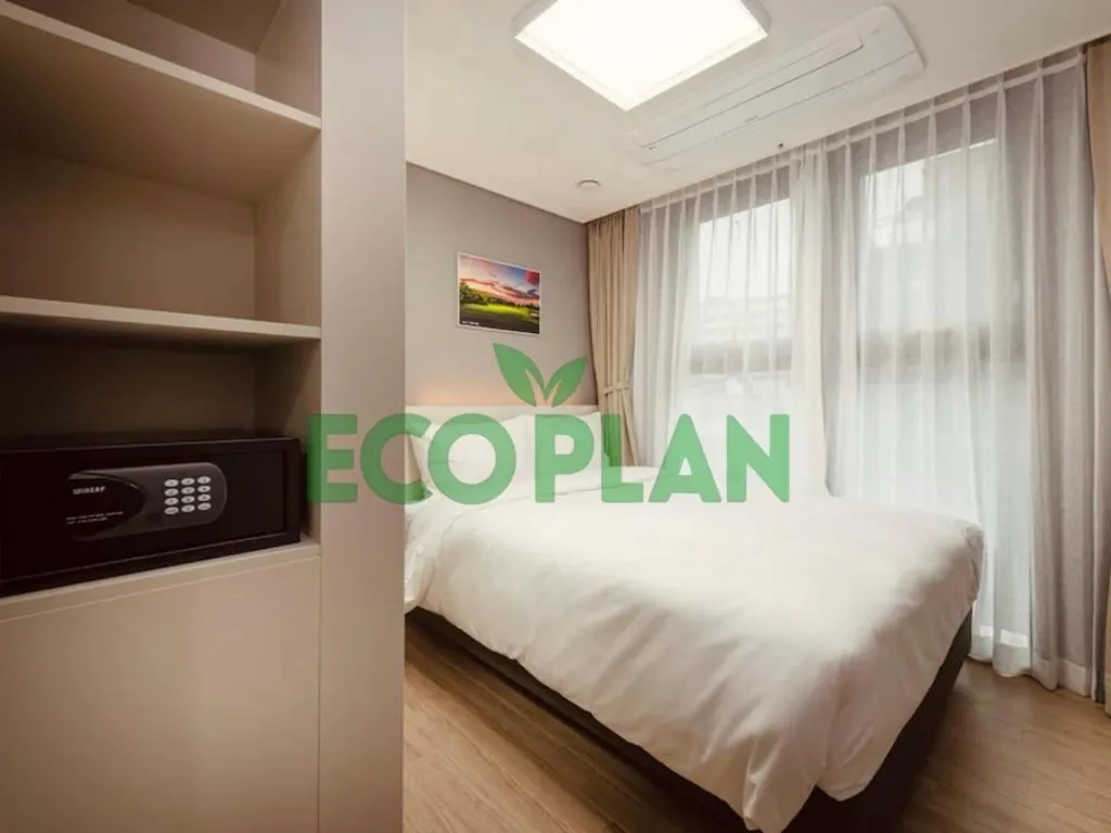 Bedroom, Bed in Sollago Myeongdong Hotel & Residence