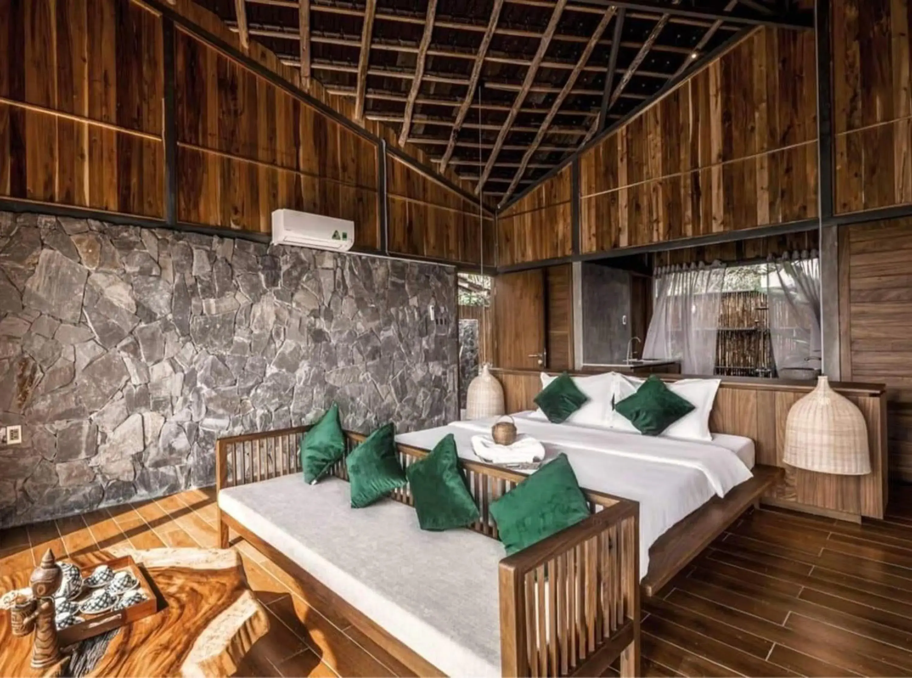 Bed in The Ruong Resort Bed in The Ruong Resort