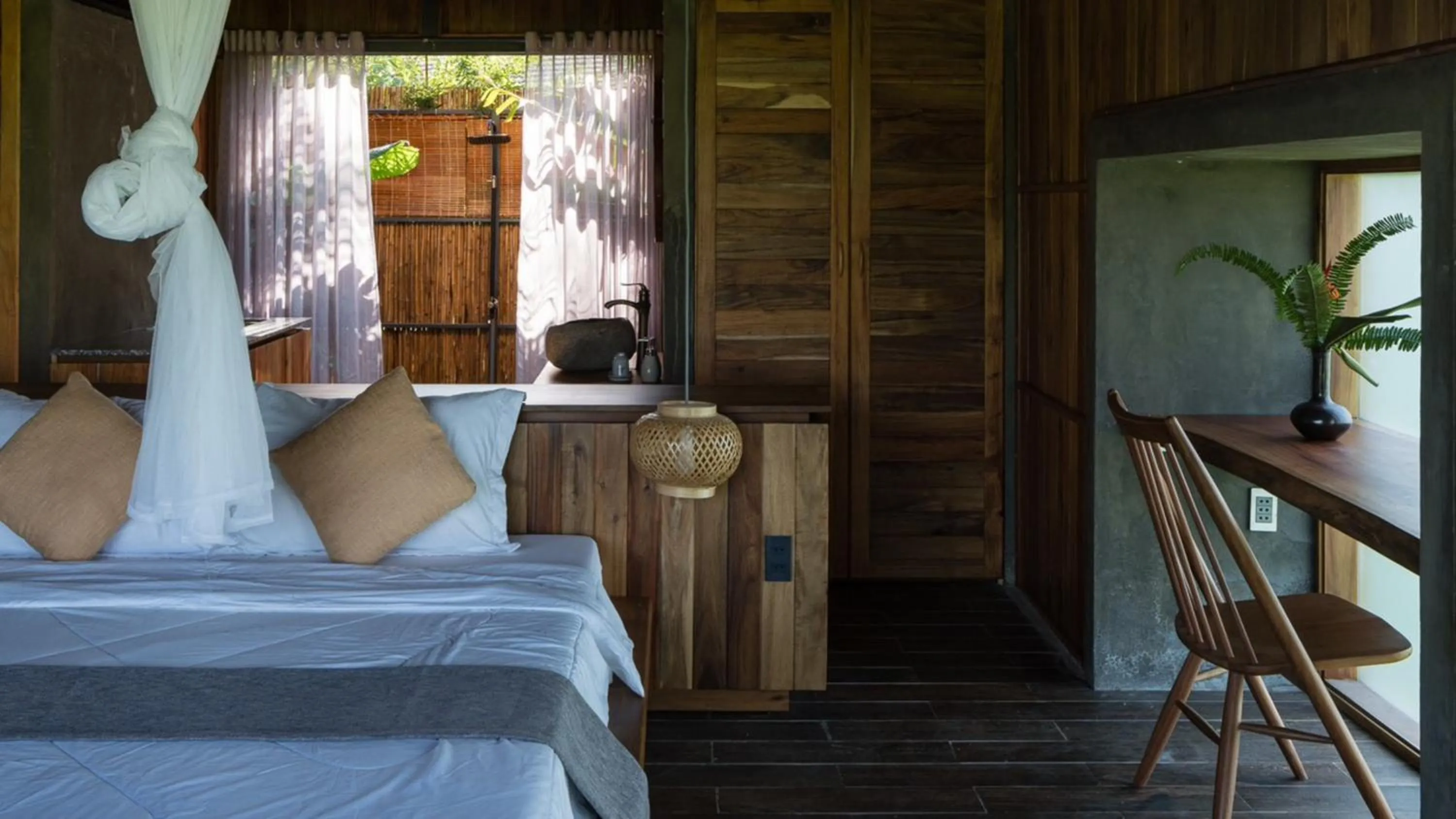 Bed in The Ruong Resort