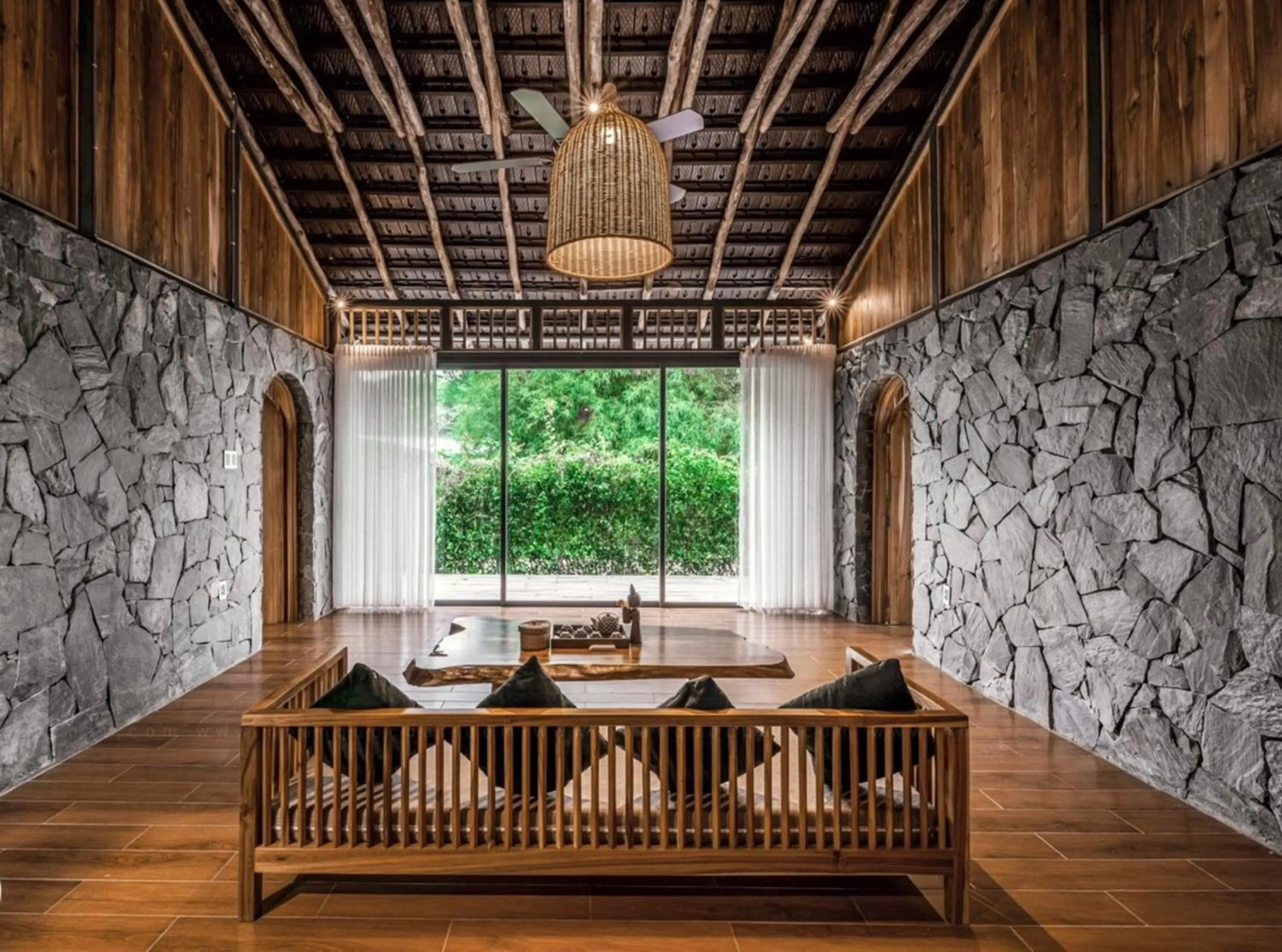 Living room in The Ruong Resort