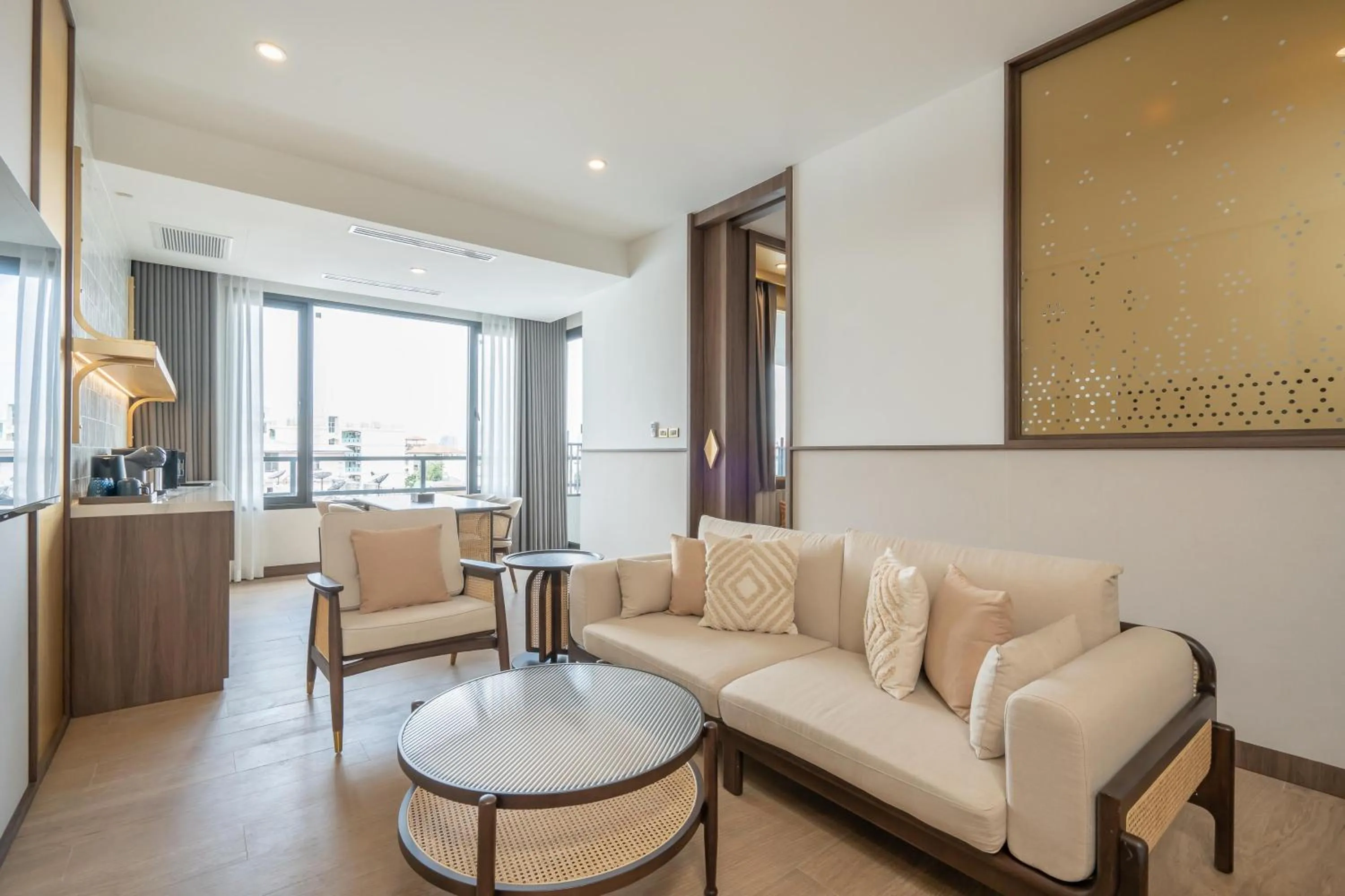 Living room in Pranakorn Heritage Hotel