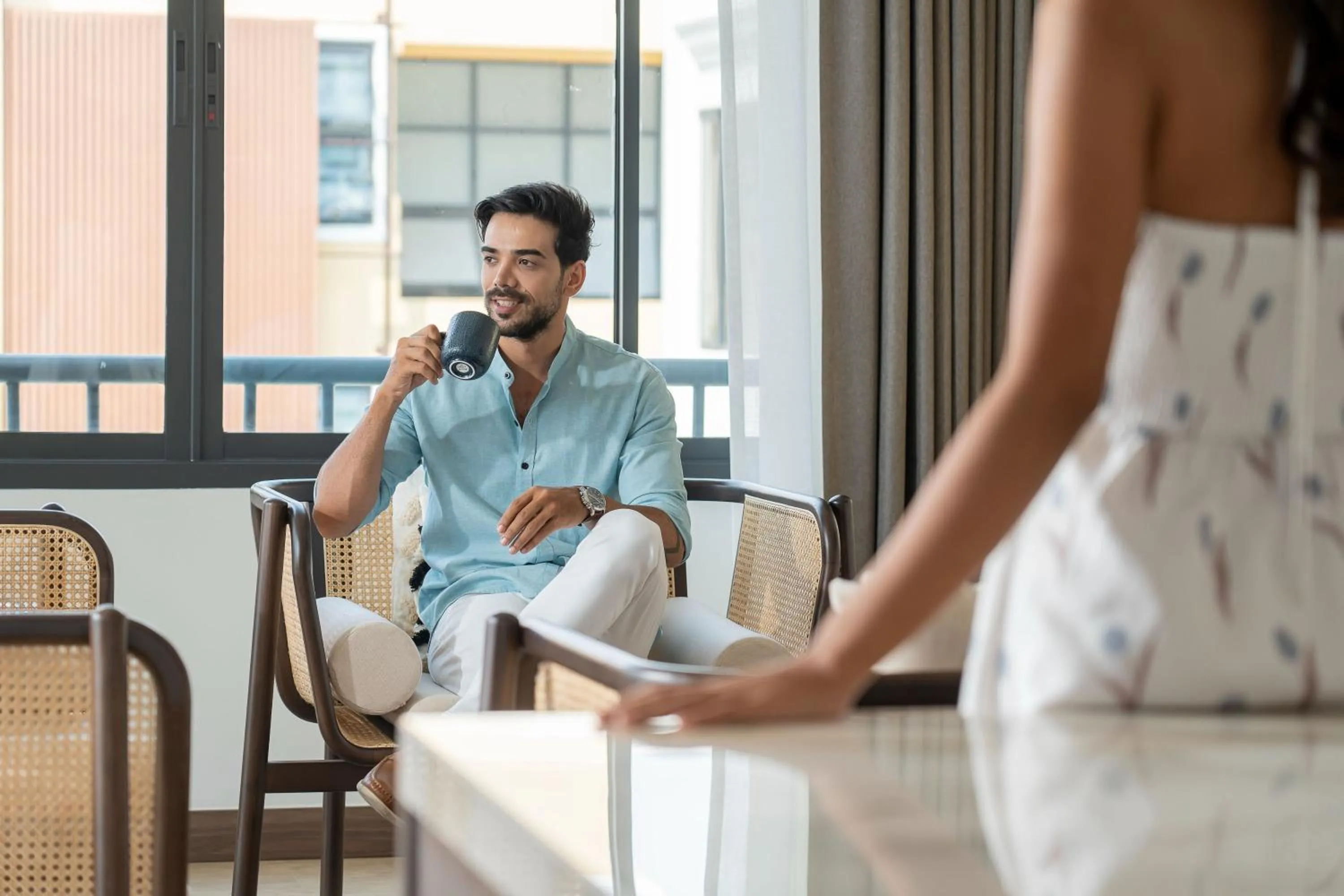 Living room in Pranakorn Heritage Hotel