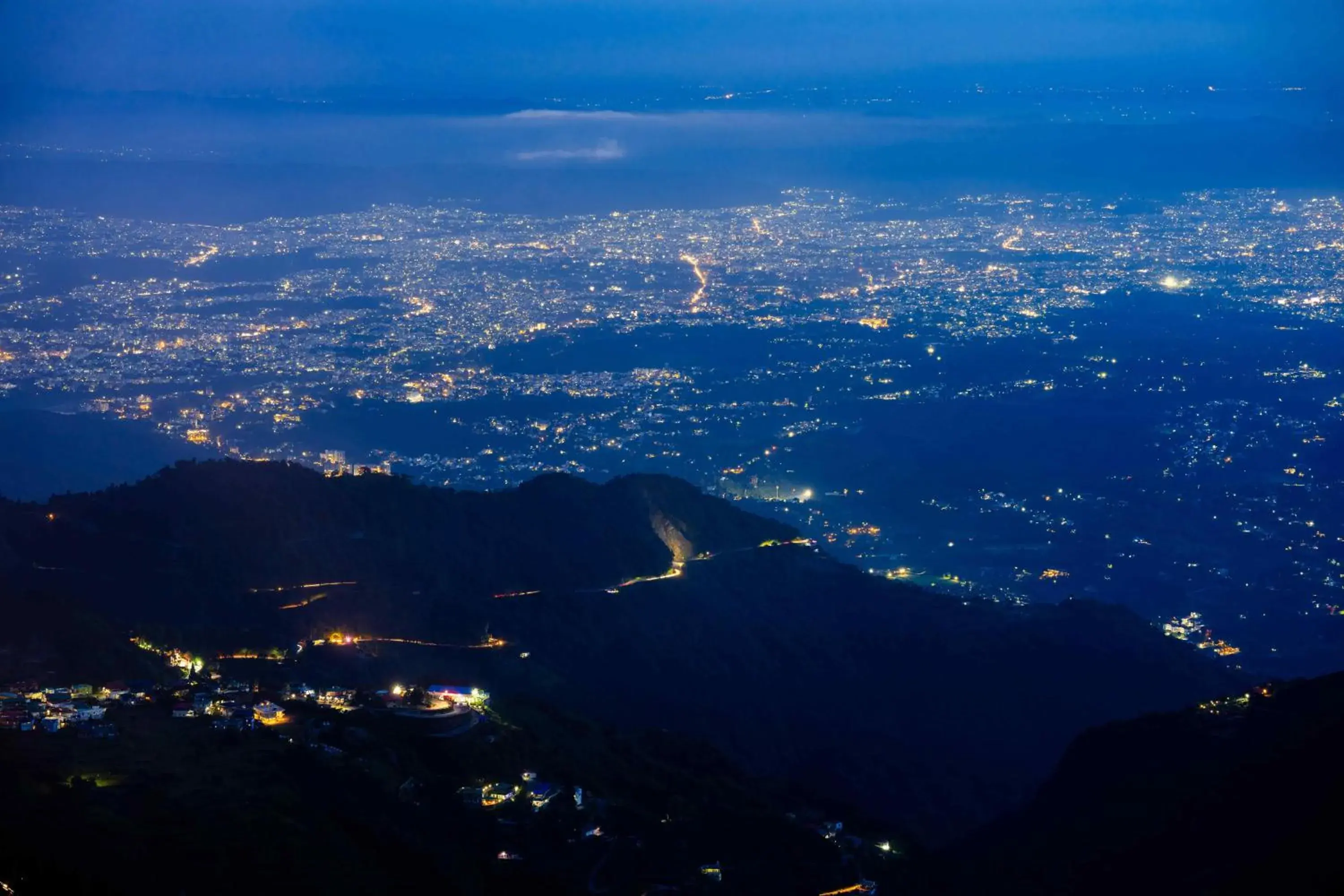 Bird's eye view in Shalom Backpackers Mussoorie Bird's eye view in Shalom Backpackers Mussoorie