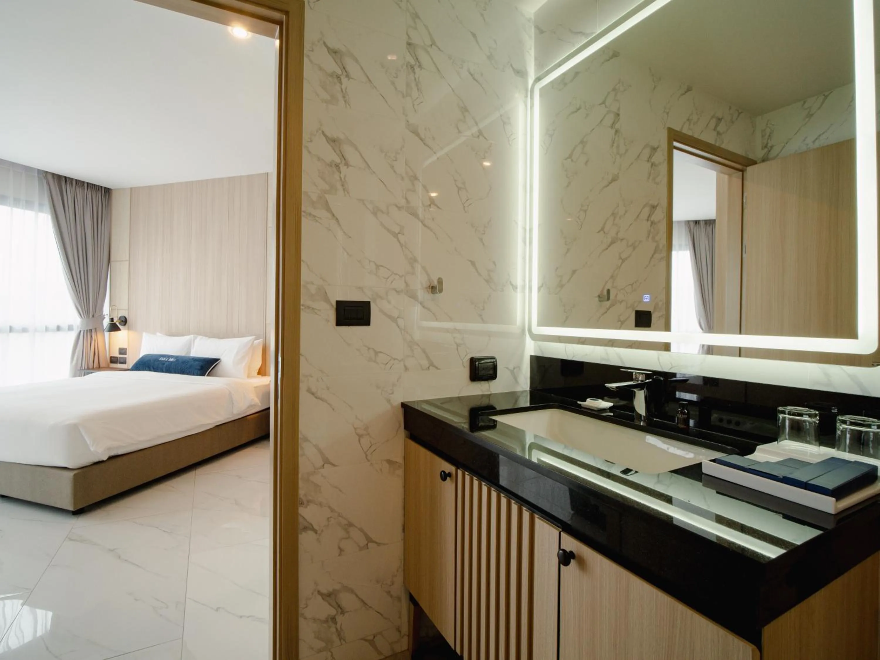 Bed in Sole Mio Boutique Hotel and Wellness - Adults Only