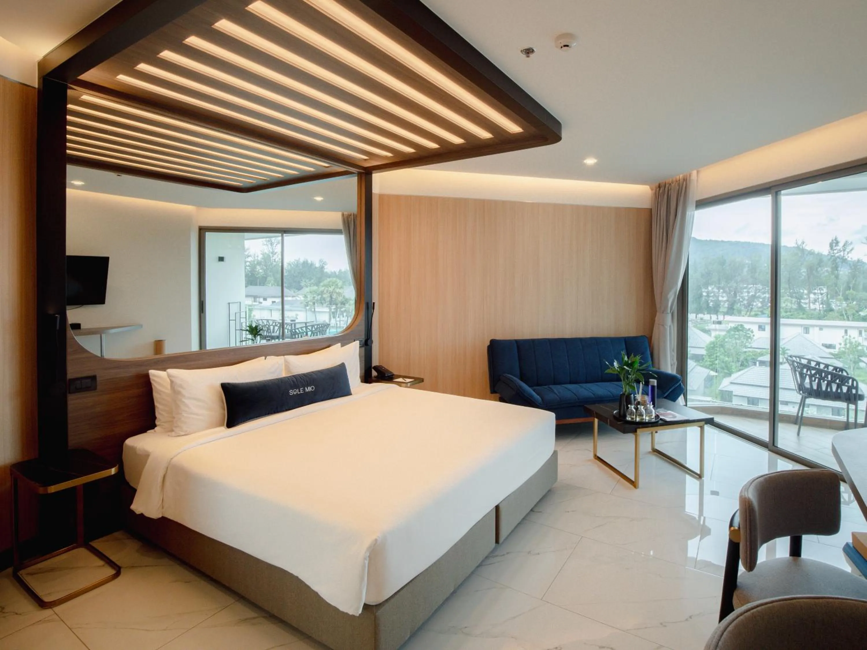 Bed in Sole Mio Boutique Hotel and Wellness - Adults Only