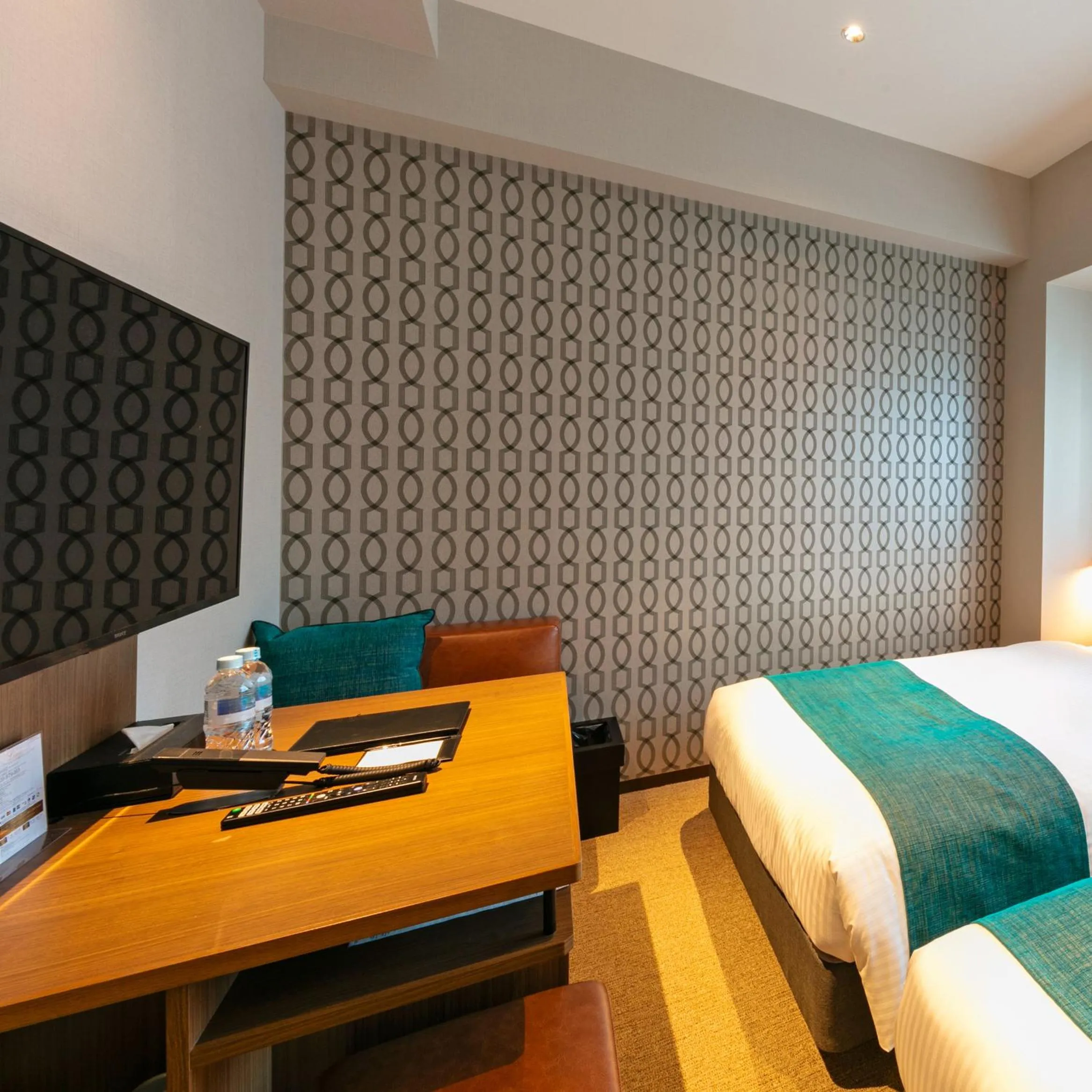 Bed in Kobe Hotel Juraku