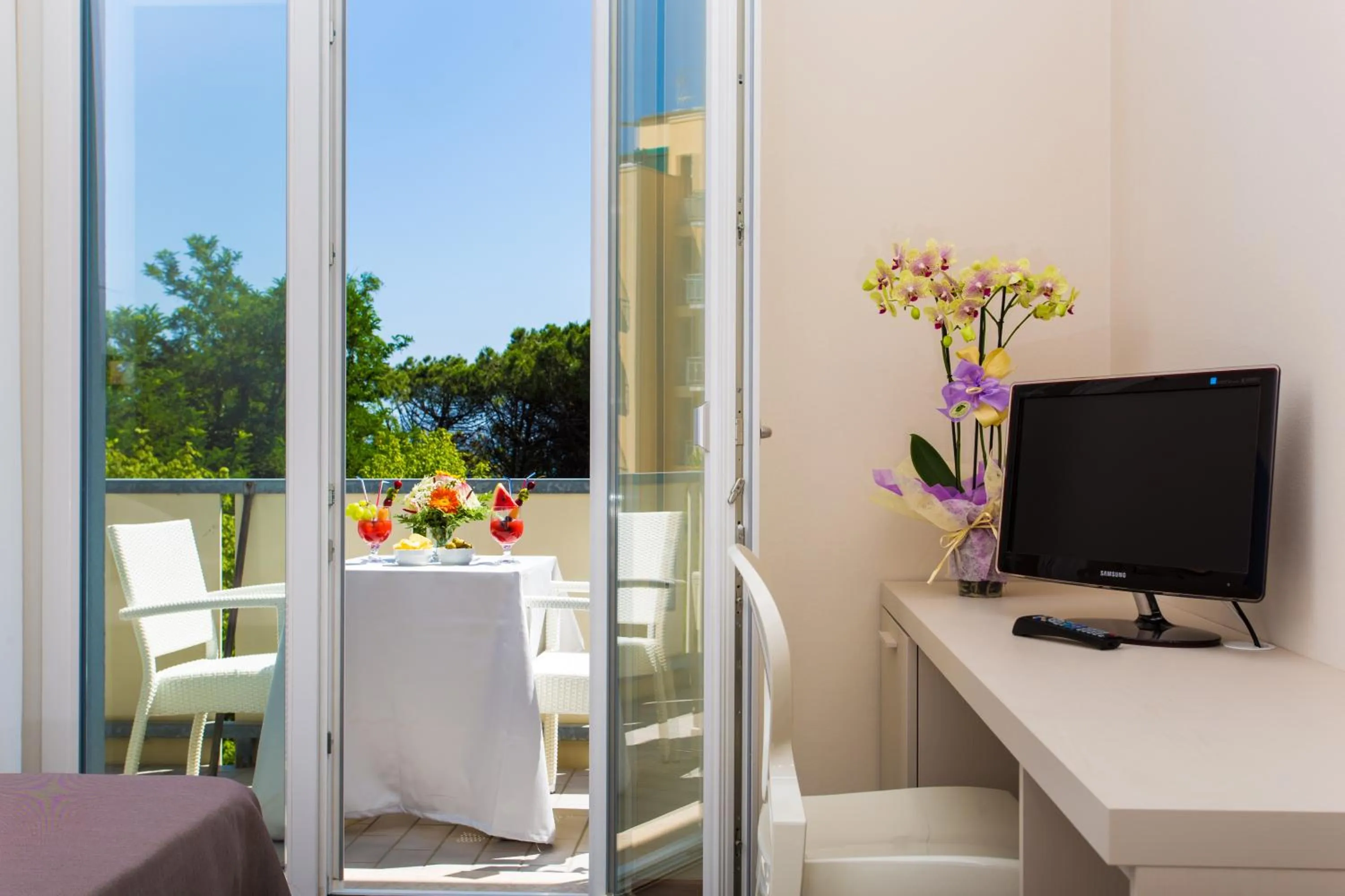 Balcony/Terrace in New Hotel Chiari