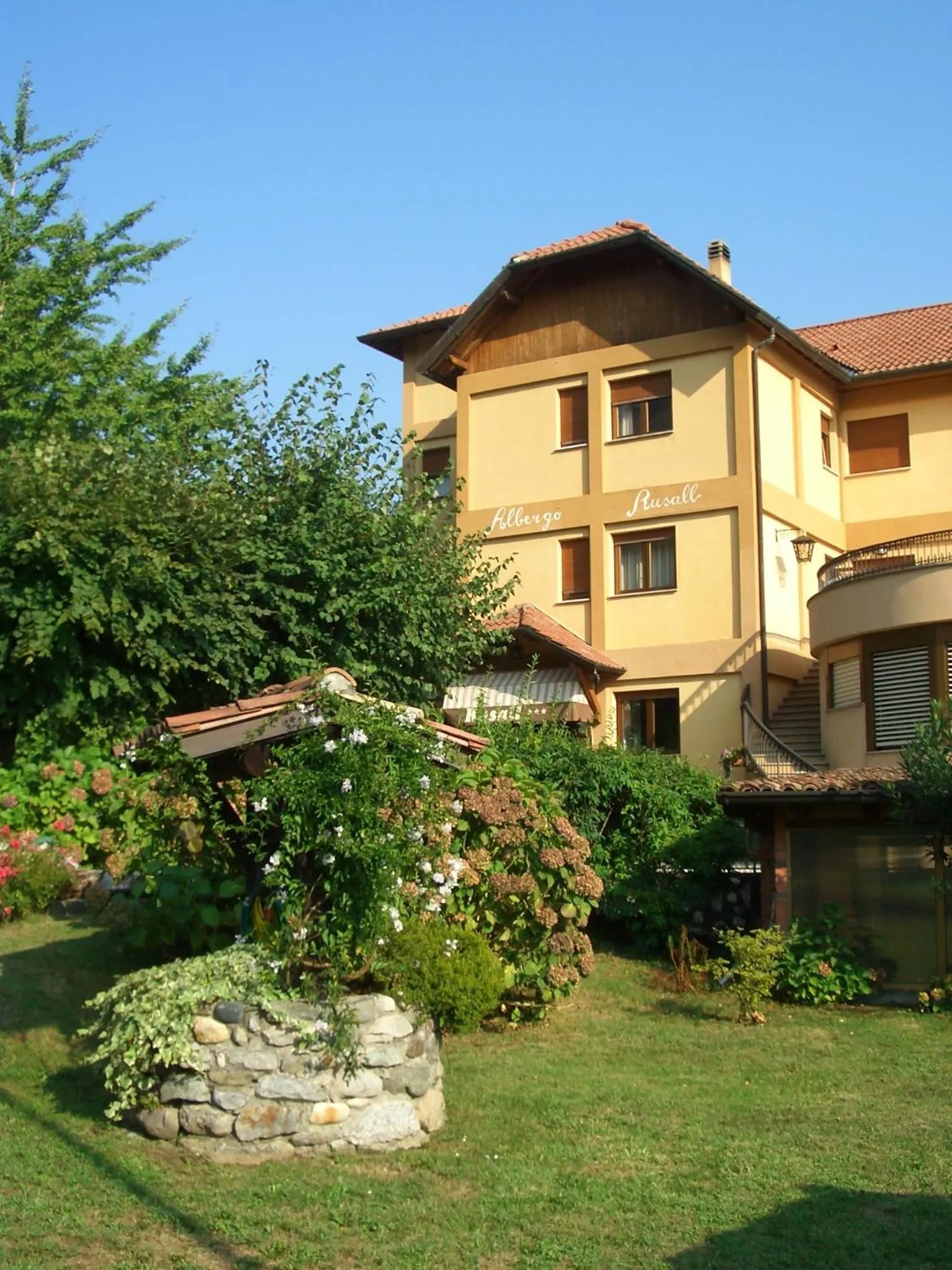 Garden in Albergo Rusall