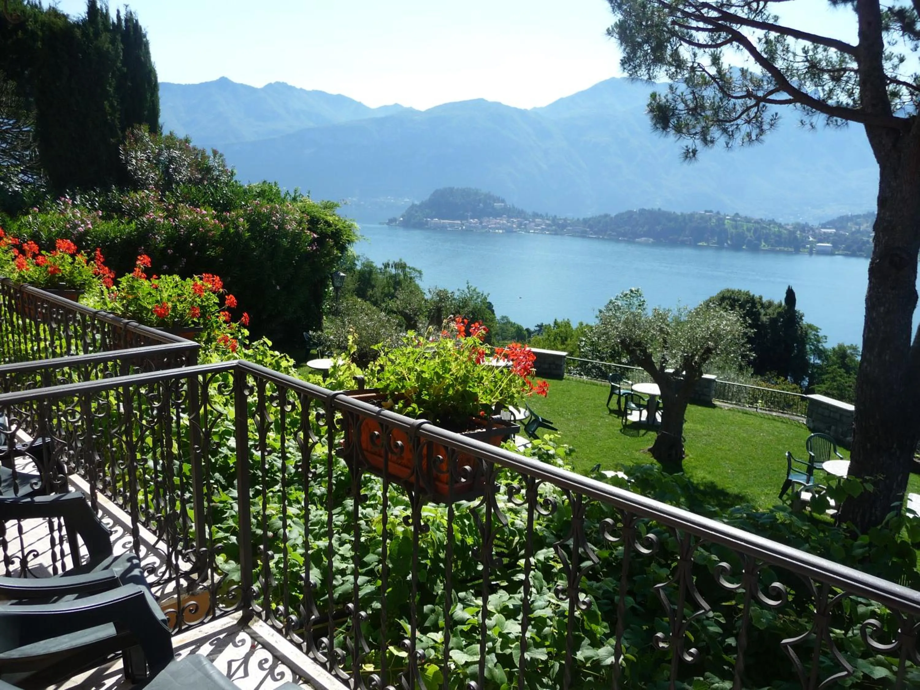 Balcony/Terrace in Albergo Rusall