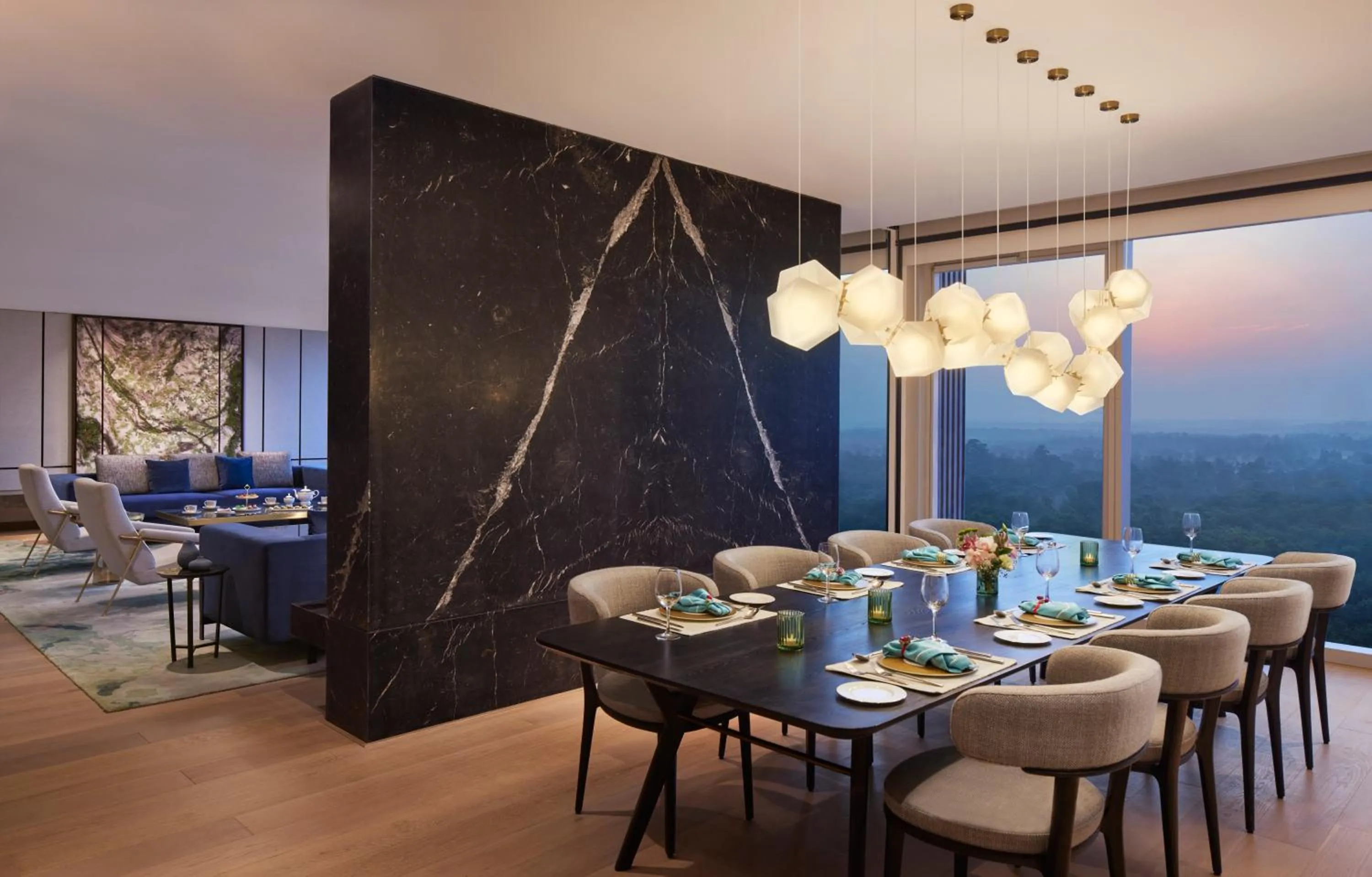 Dining area in Taj The Trees, Mumbai