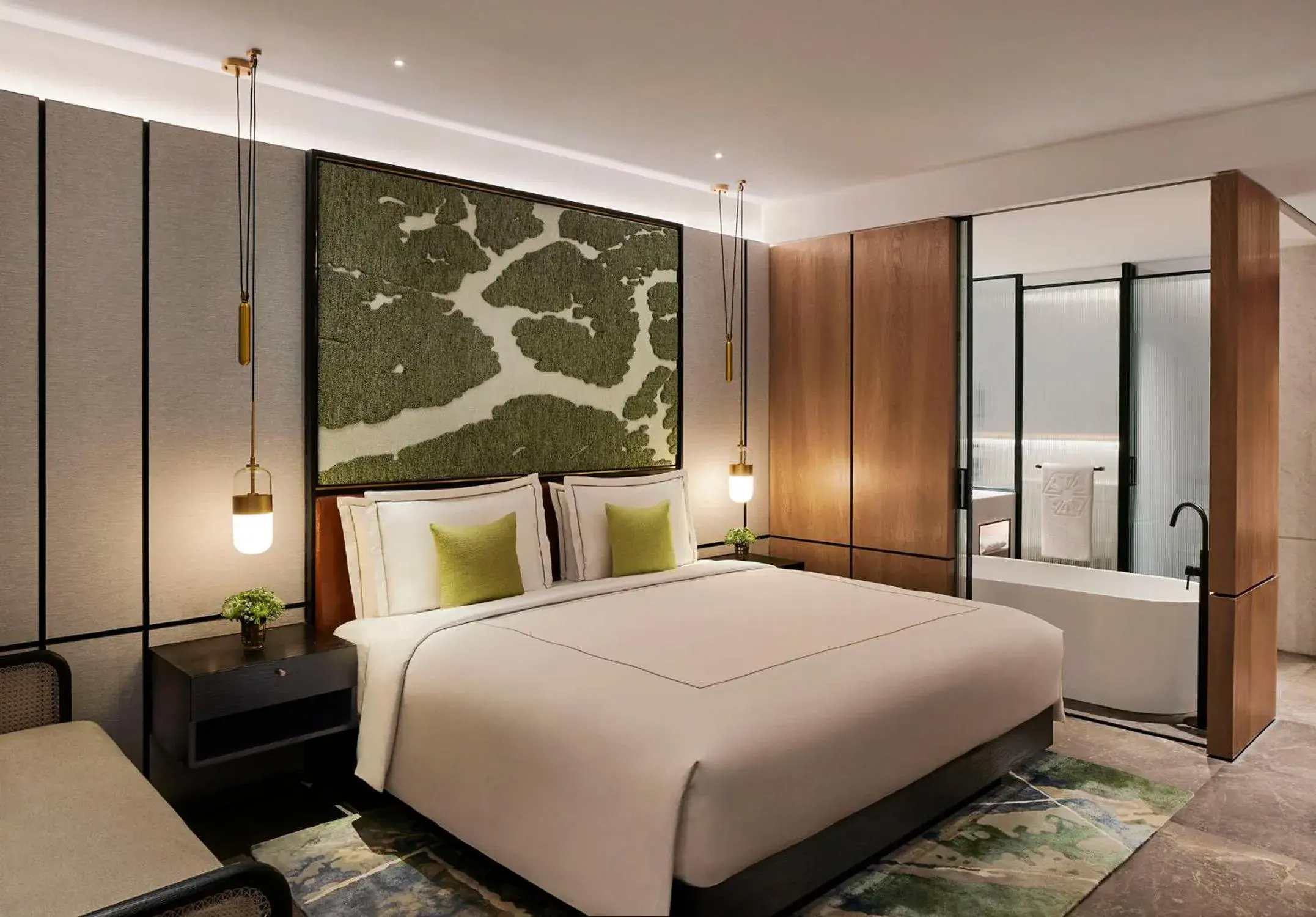 Bed in Taj The Trees, Mumbai Bed in Taj The Trees, Mumbai