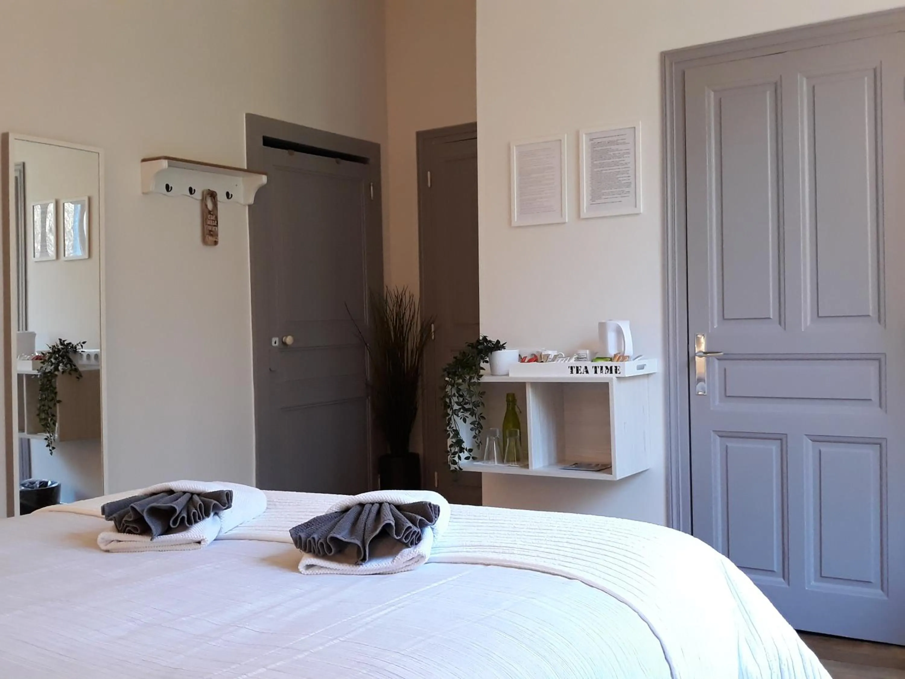 Coffee/tea facilities, Bed in Le Parc des 4 Saisons