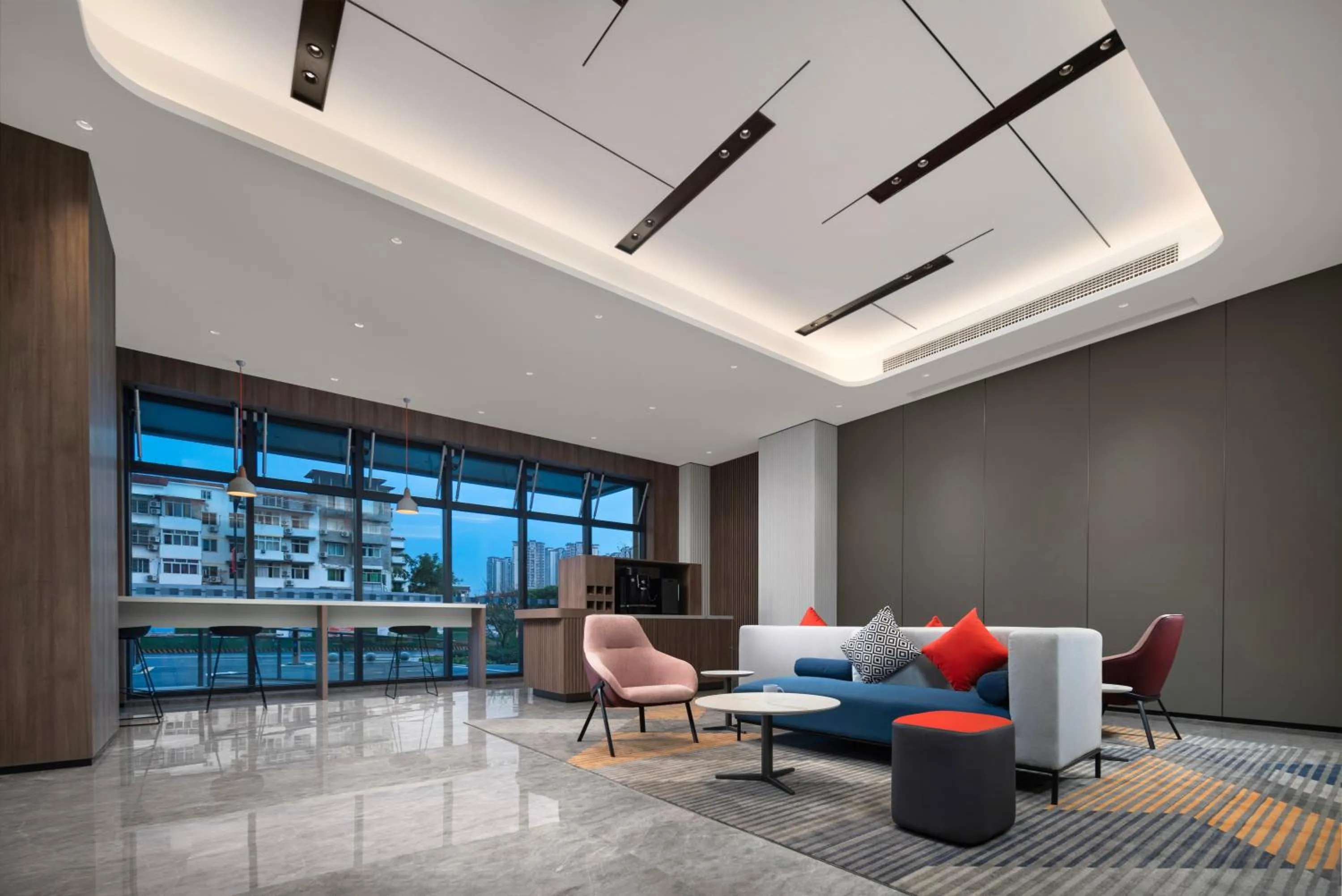 Lobby or reception in Holiday Inn Express Mianyang Sci-Tech City by IHG