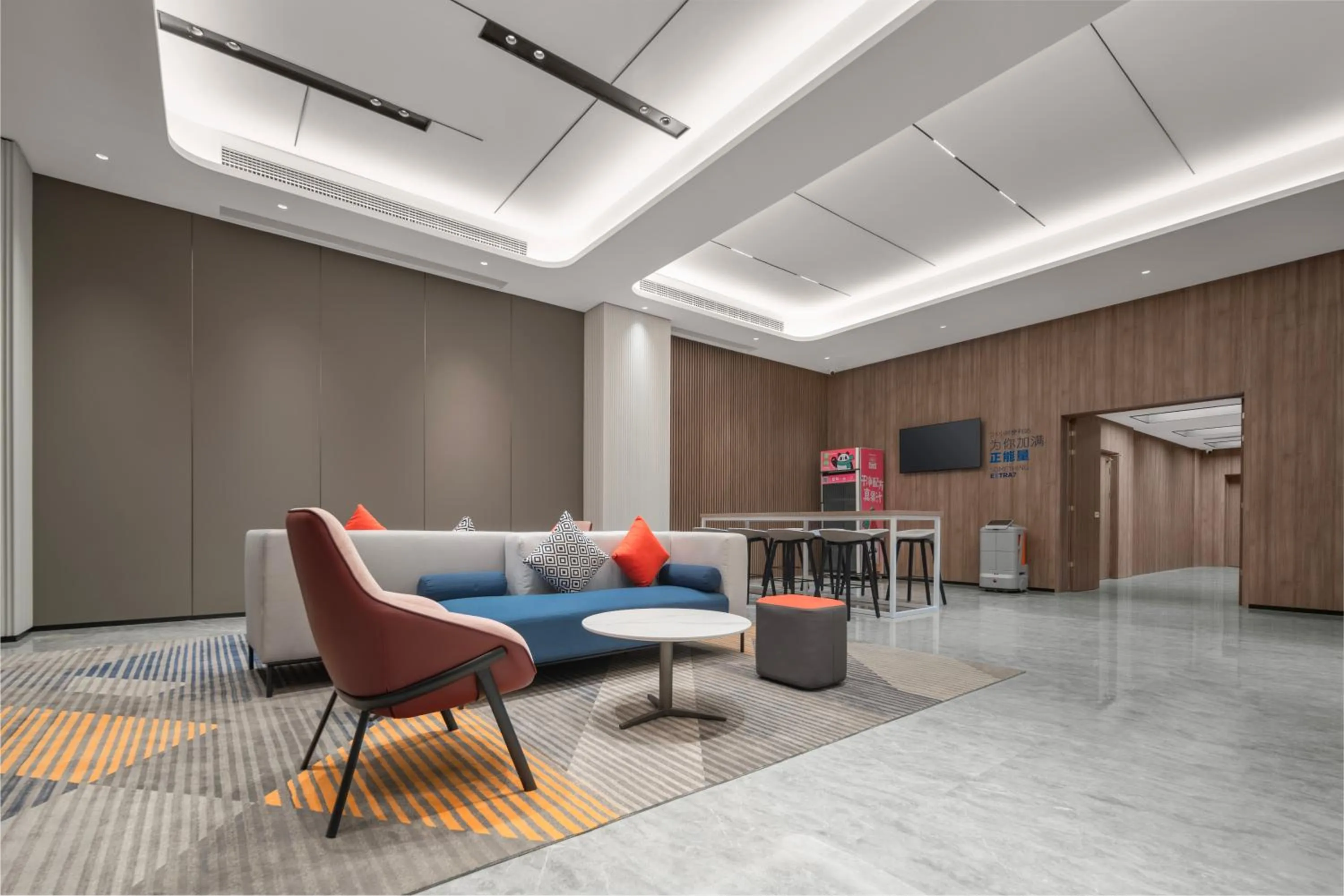 Seating area in Holiday Inn Express Mianyang Sci-Tech City by IHG