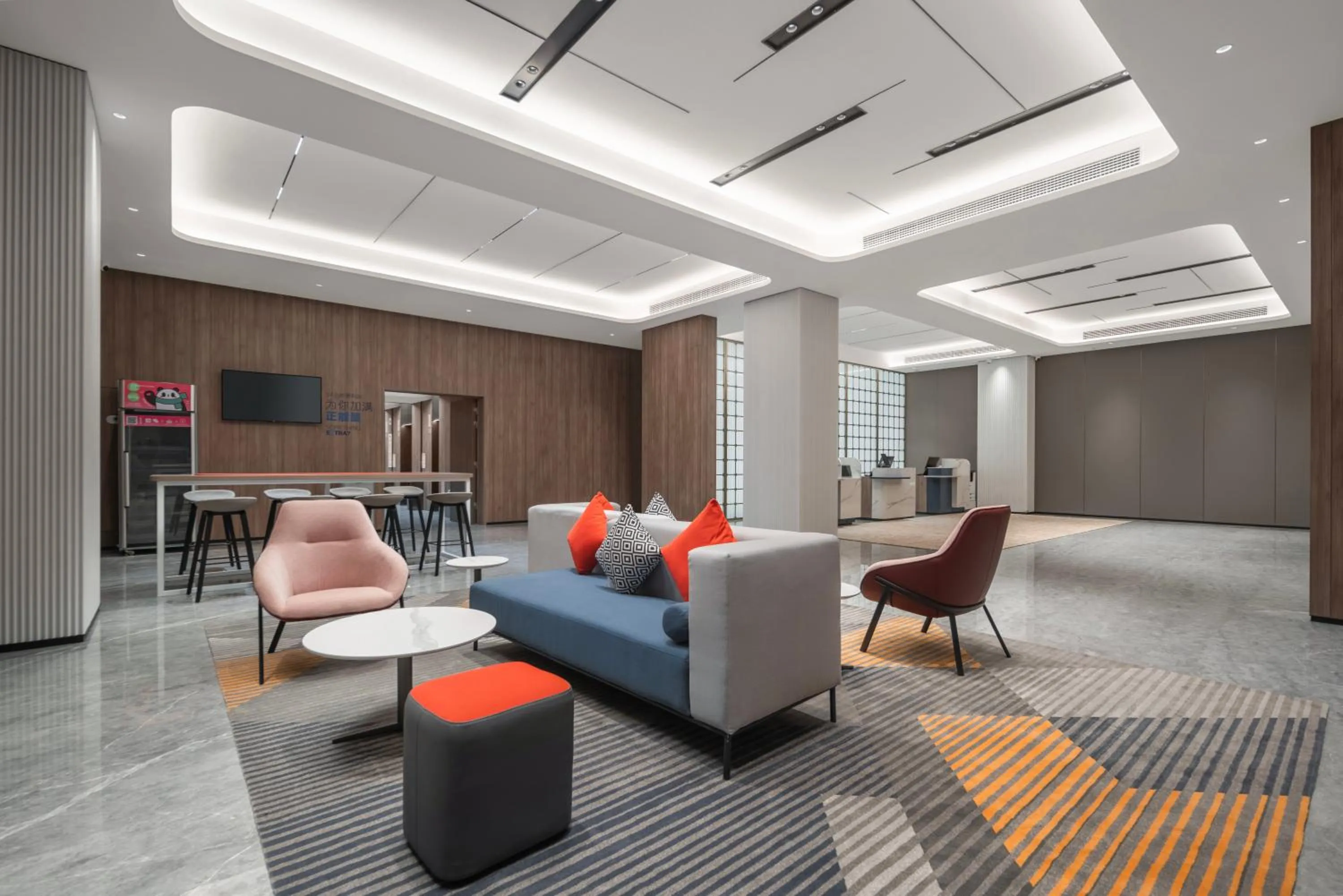 Lobby or reception in Holiday Inn Express Mianyang Sci-Tech City by IHG