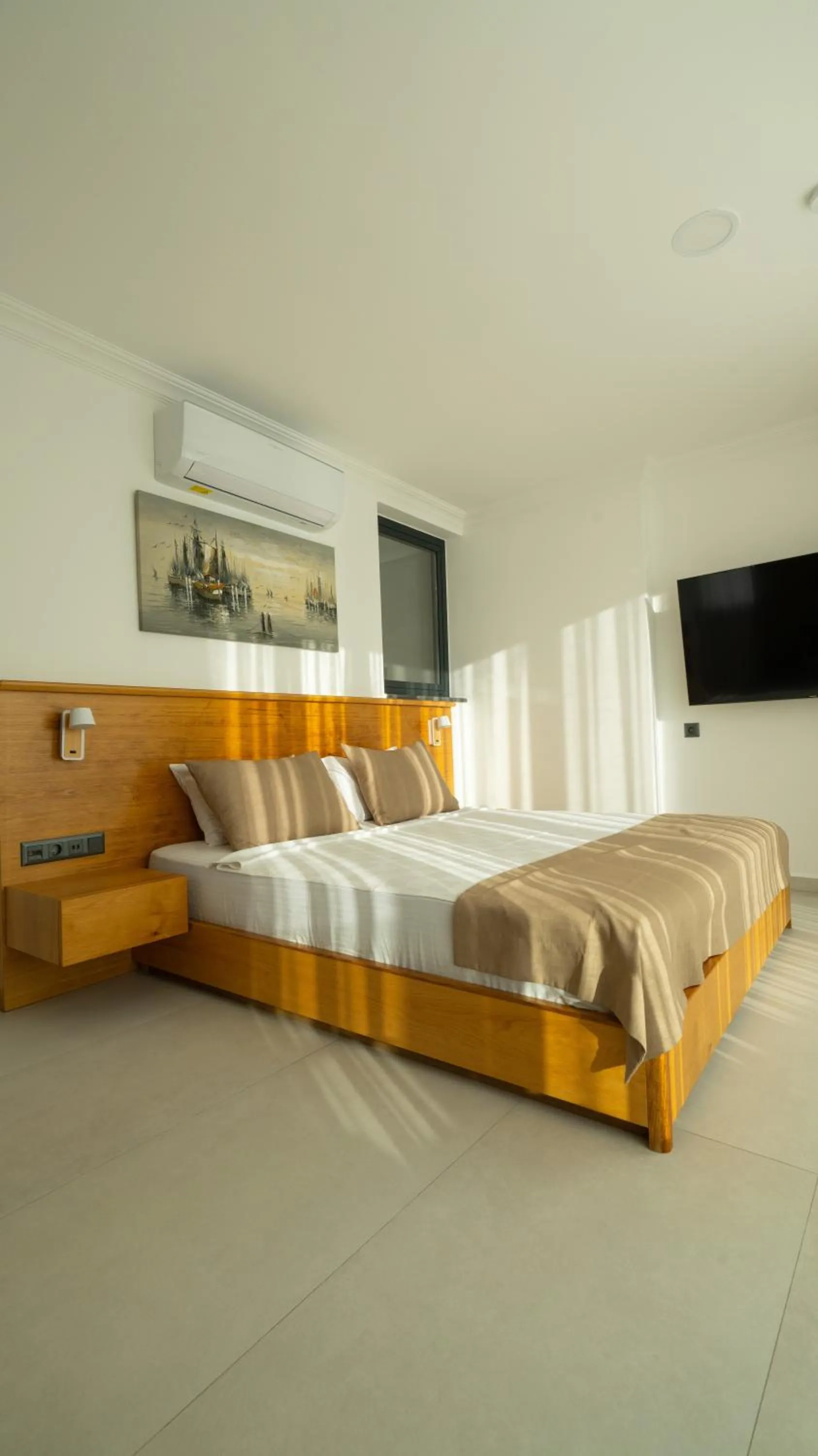 Bed in Blue Point Hotel Yalikavak