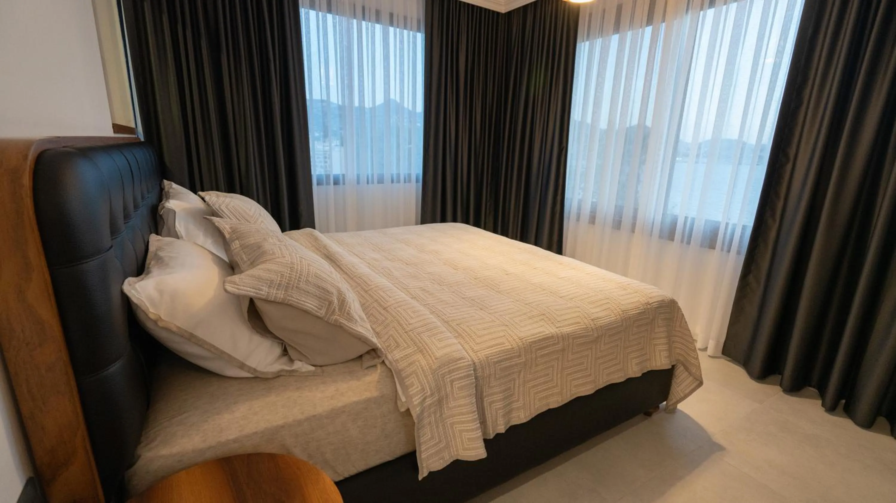 Bed in Blue Point Hotel Yalikavak