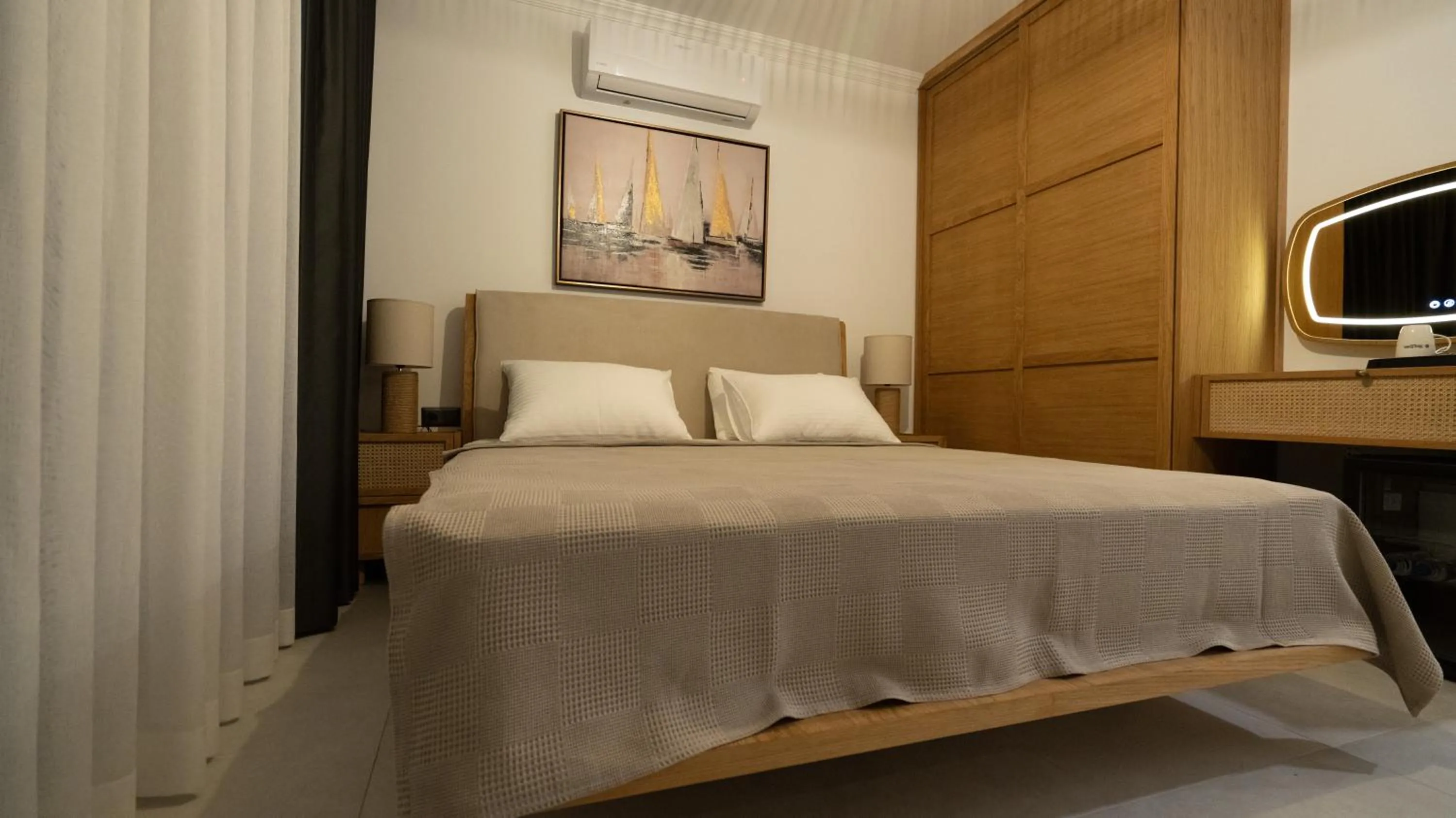 Bed in Blue Point Hotel Yalikavak