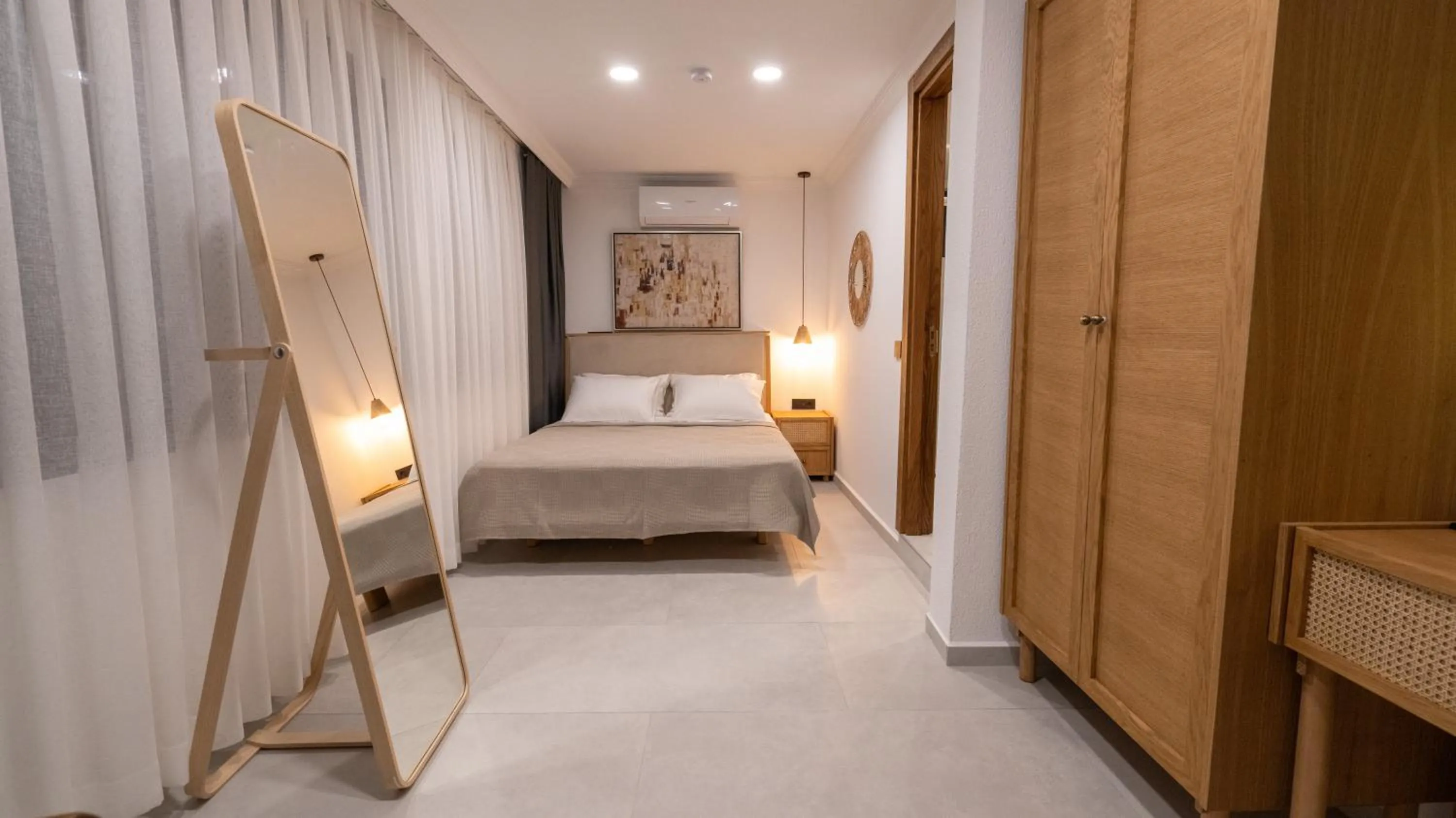 Bed in Blue Point Hotel Yalikavak