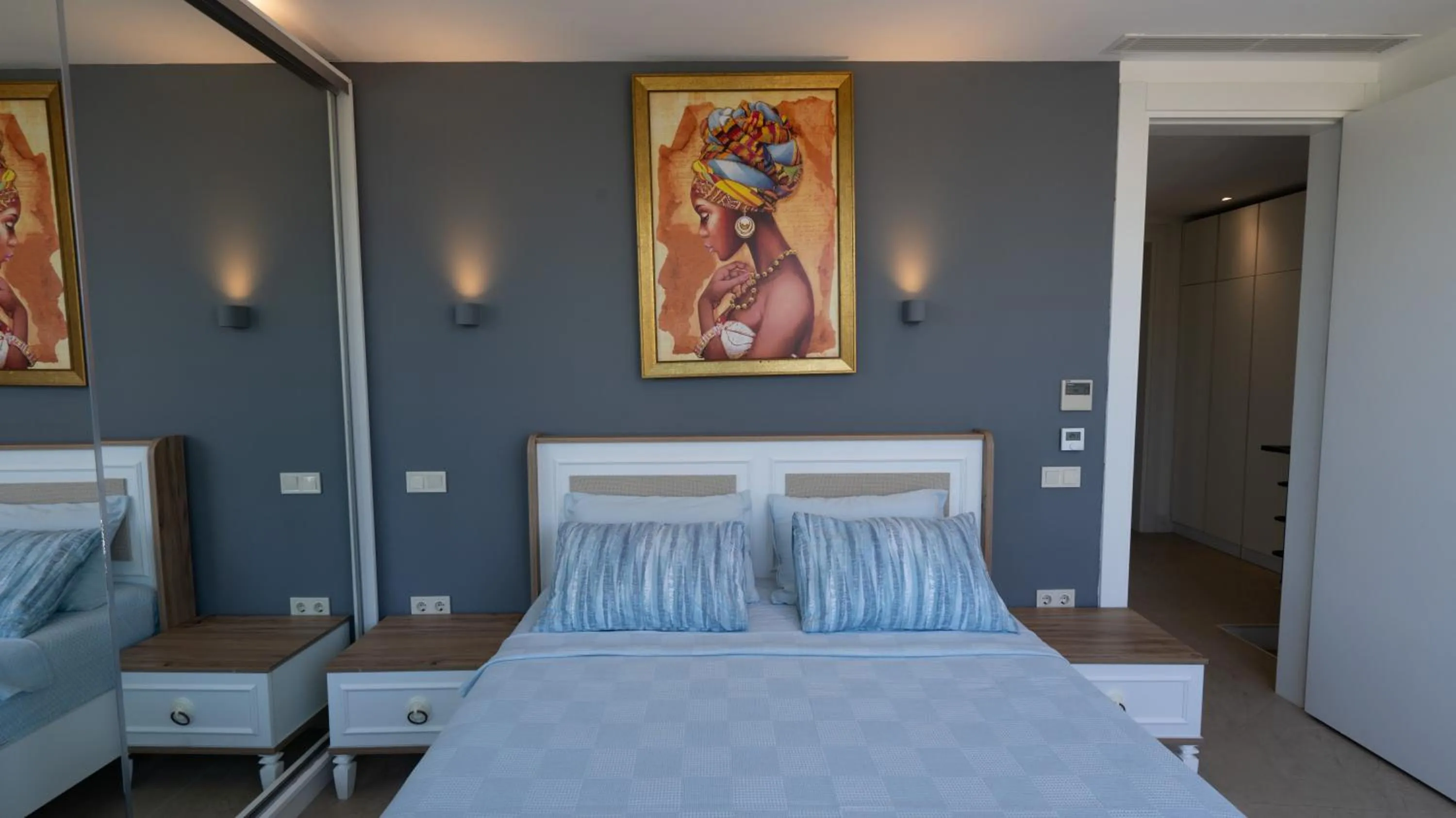 Bed in Blue Point Hotel Yalikavak