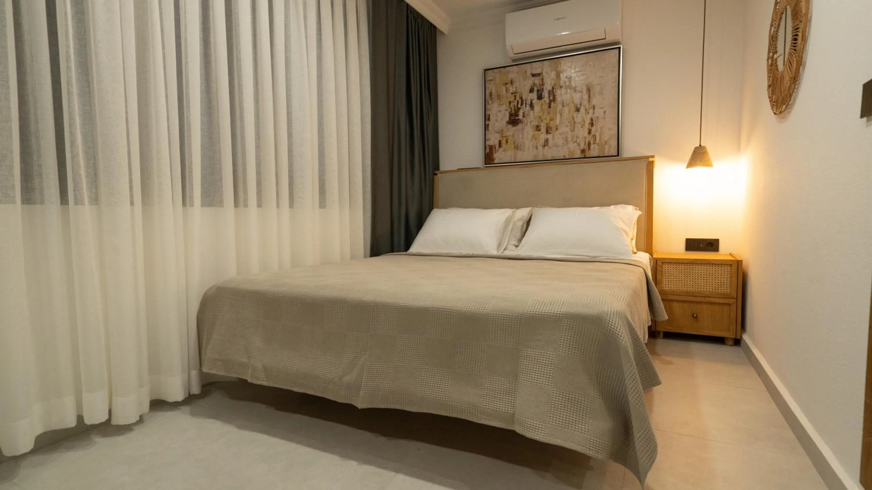 Bed in Blue Point Hotel Yalikavak