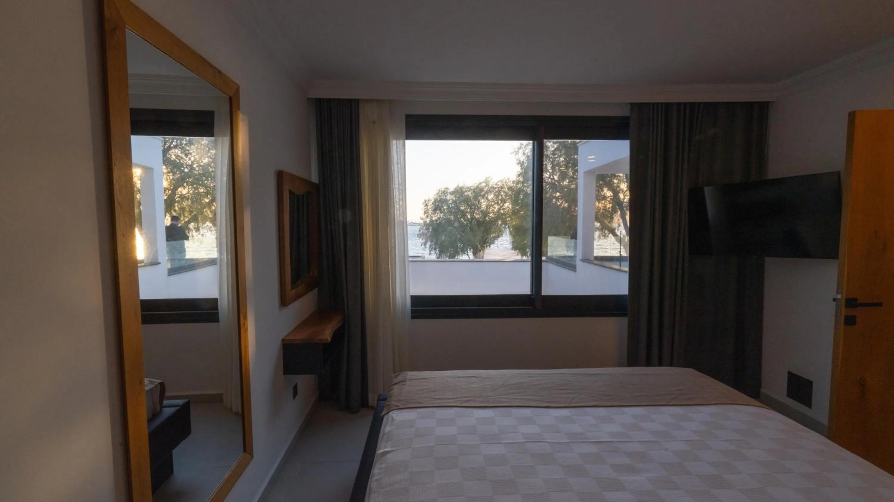 Bed in Blue Point Hotel Yalikavak
