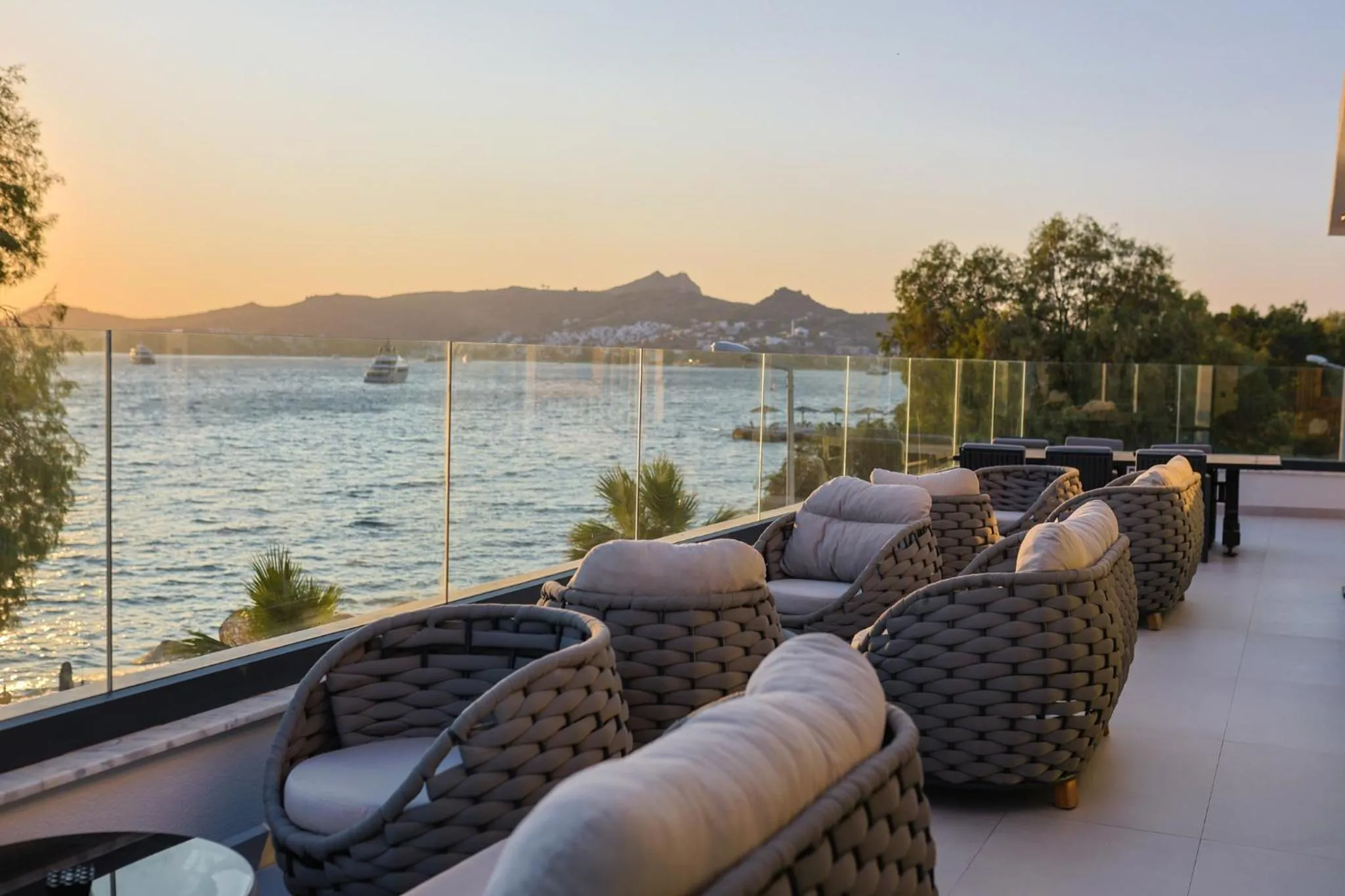Seating area in Blue Point Hotel Yalikavak