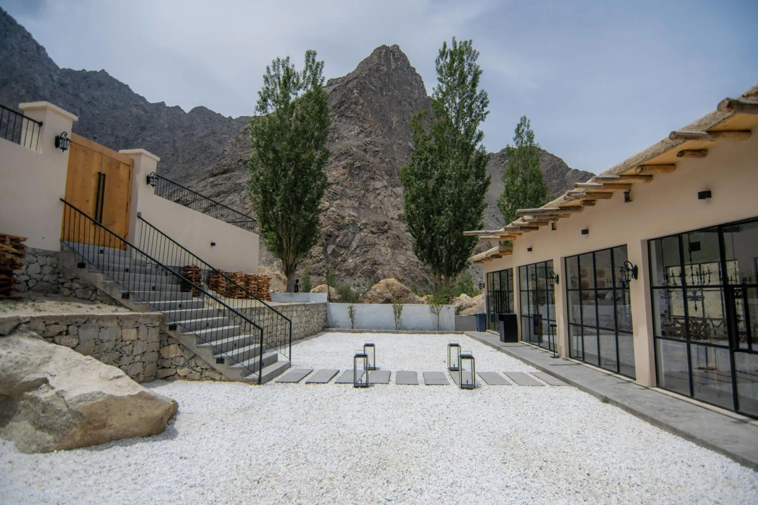 Inner courtyard view in BROQ