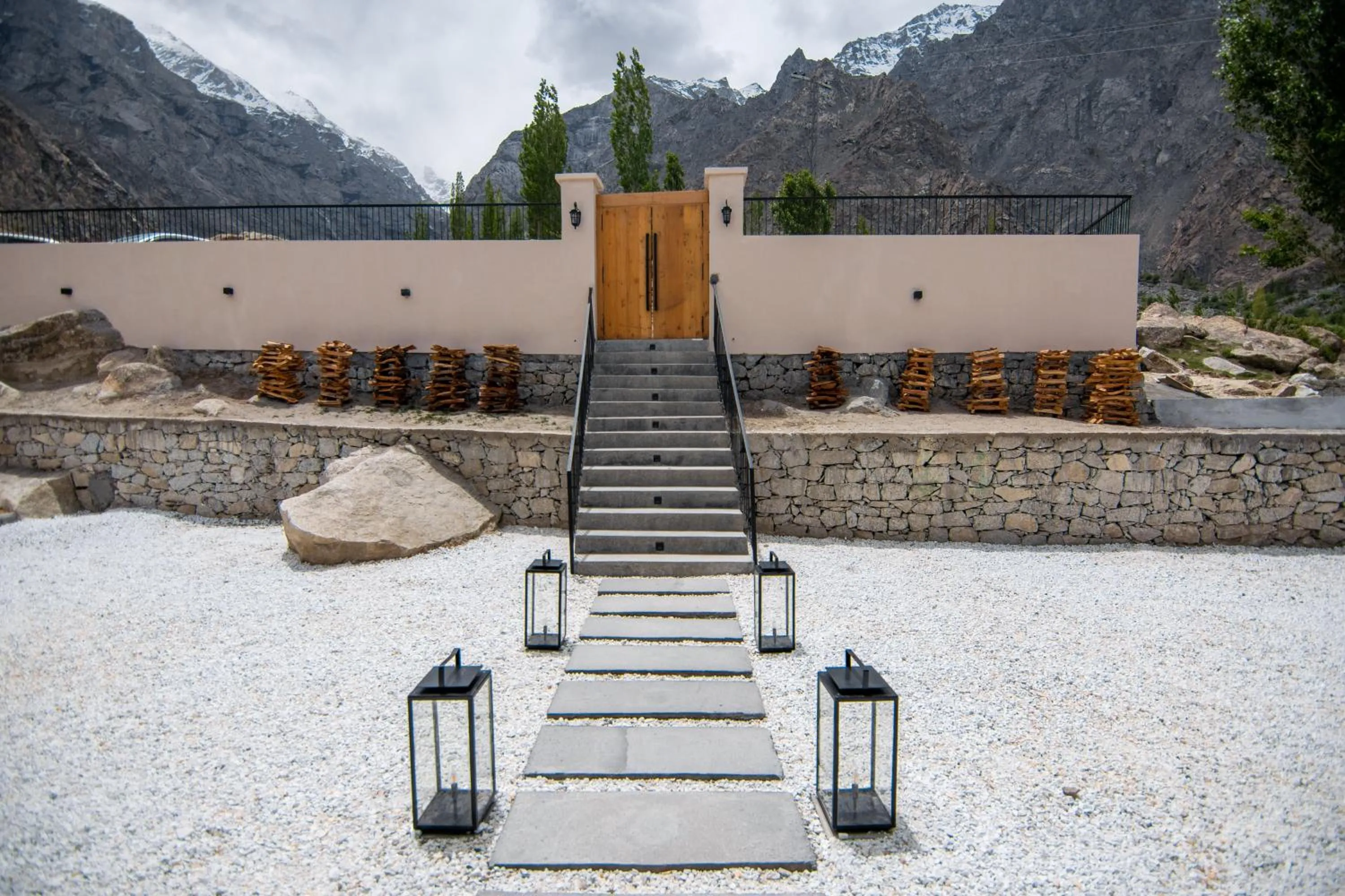 Inner courtyard view in BROQ