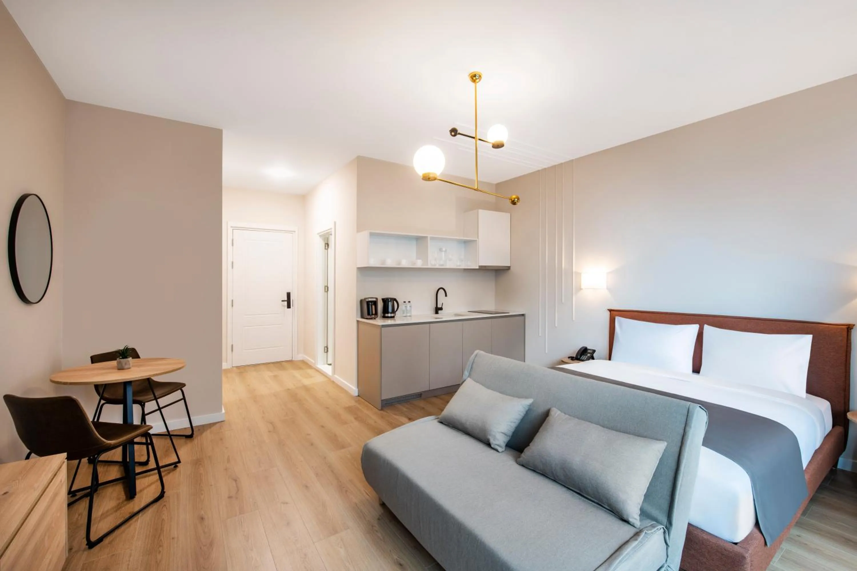 Living room, Bed in STEPS Batumi Hotel & Suites