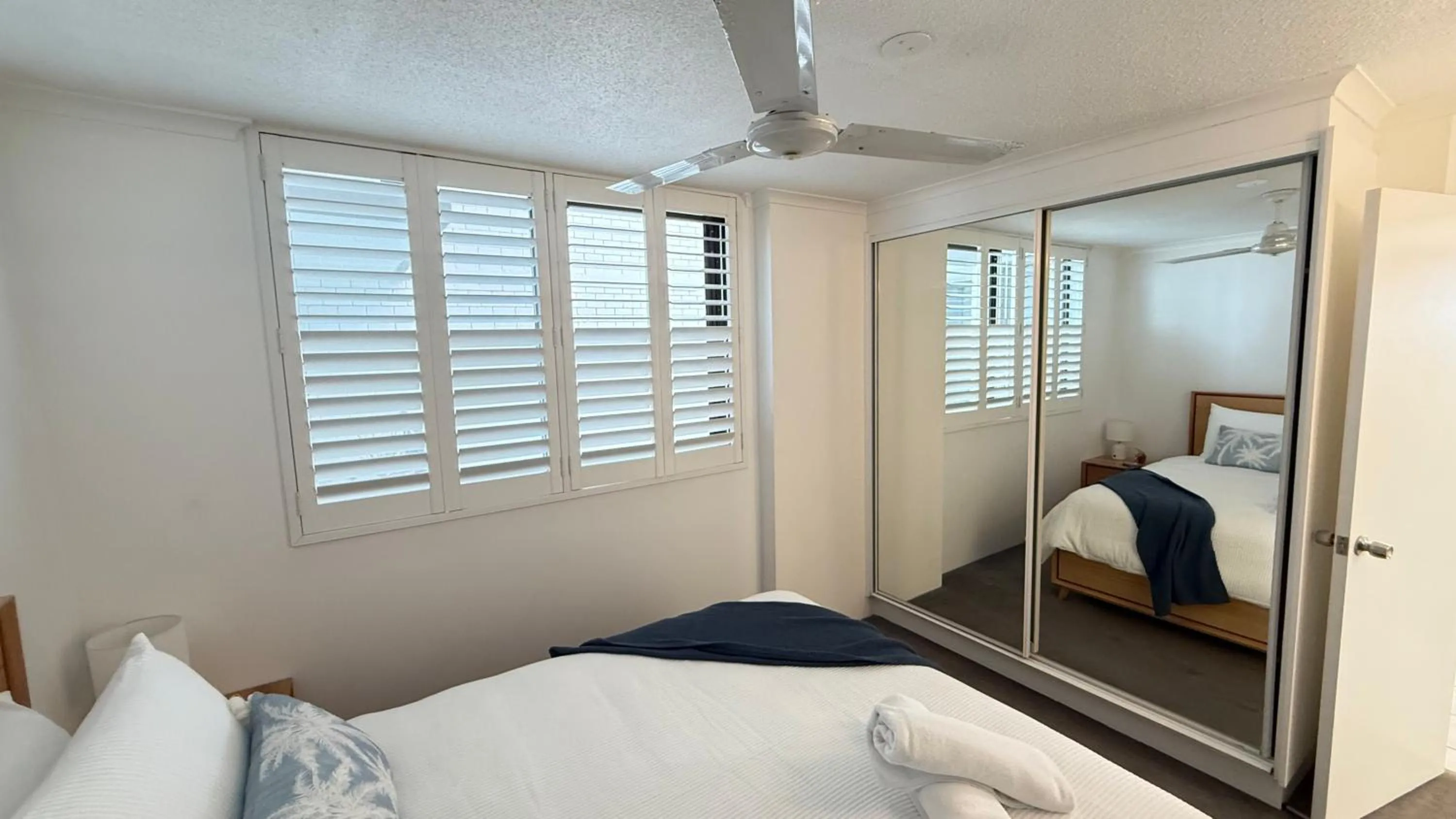 Bed in Maroochydore Riverfront Apartment