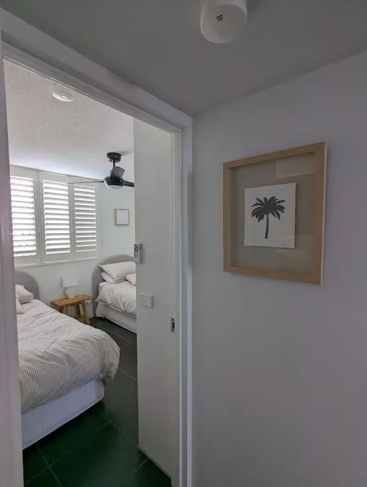 Bed in Maroochydore Riverfront Apartment