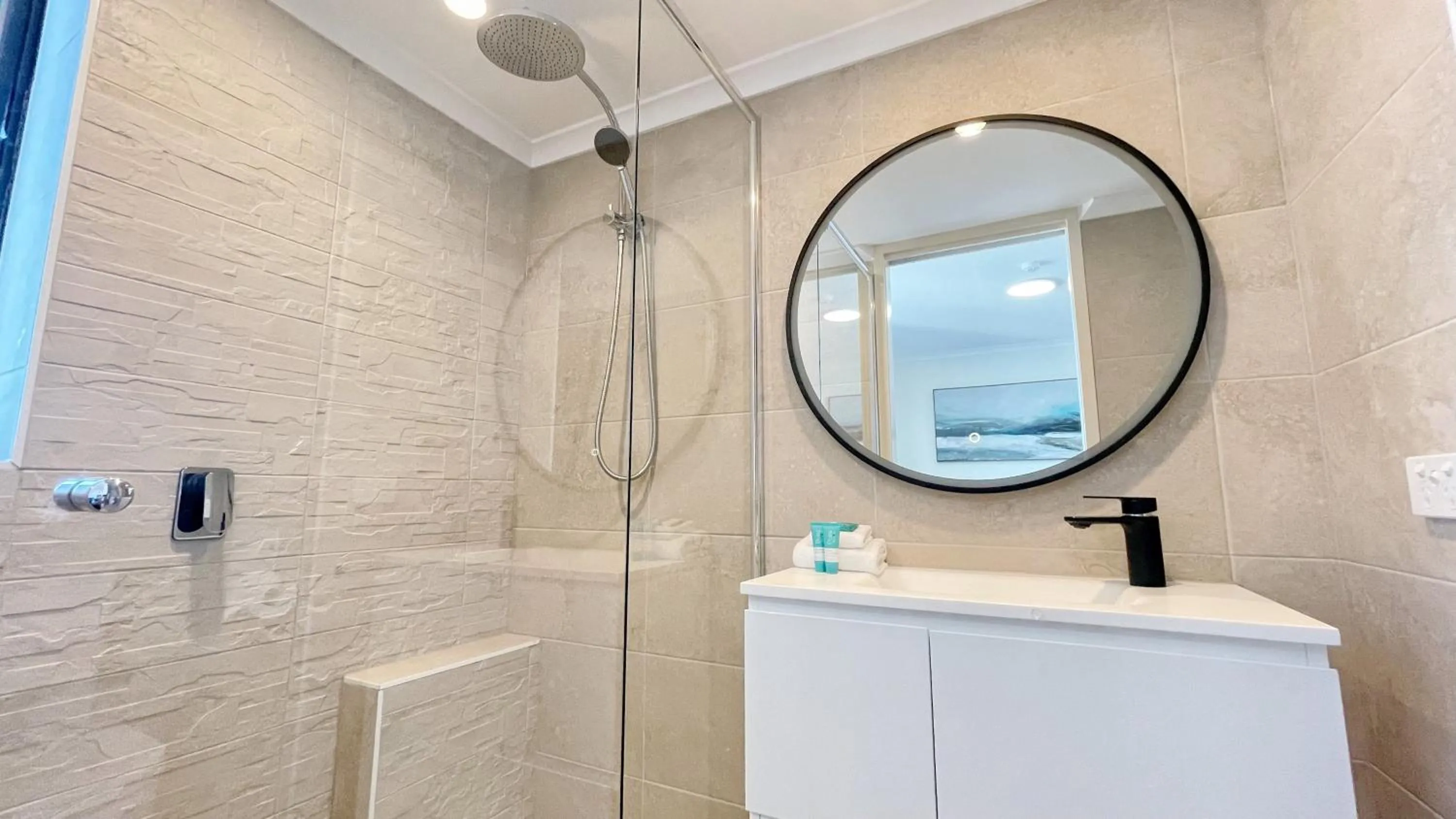 Shower in Maroochydore Riverfront Apartment