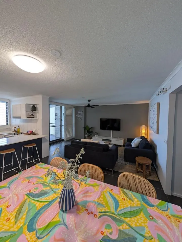 Bed in Maroochydore Riverfront Apartment