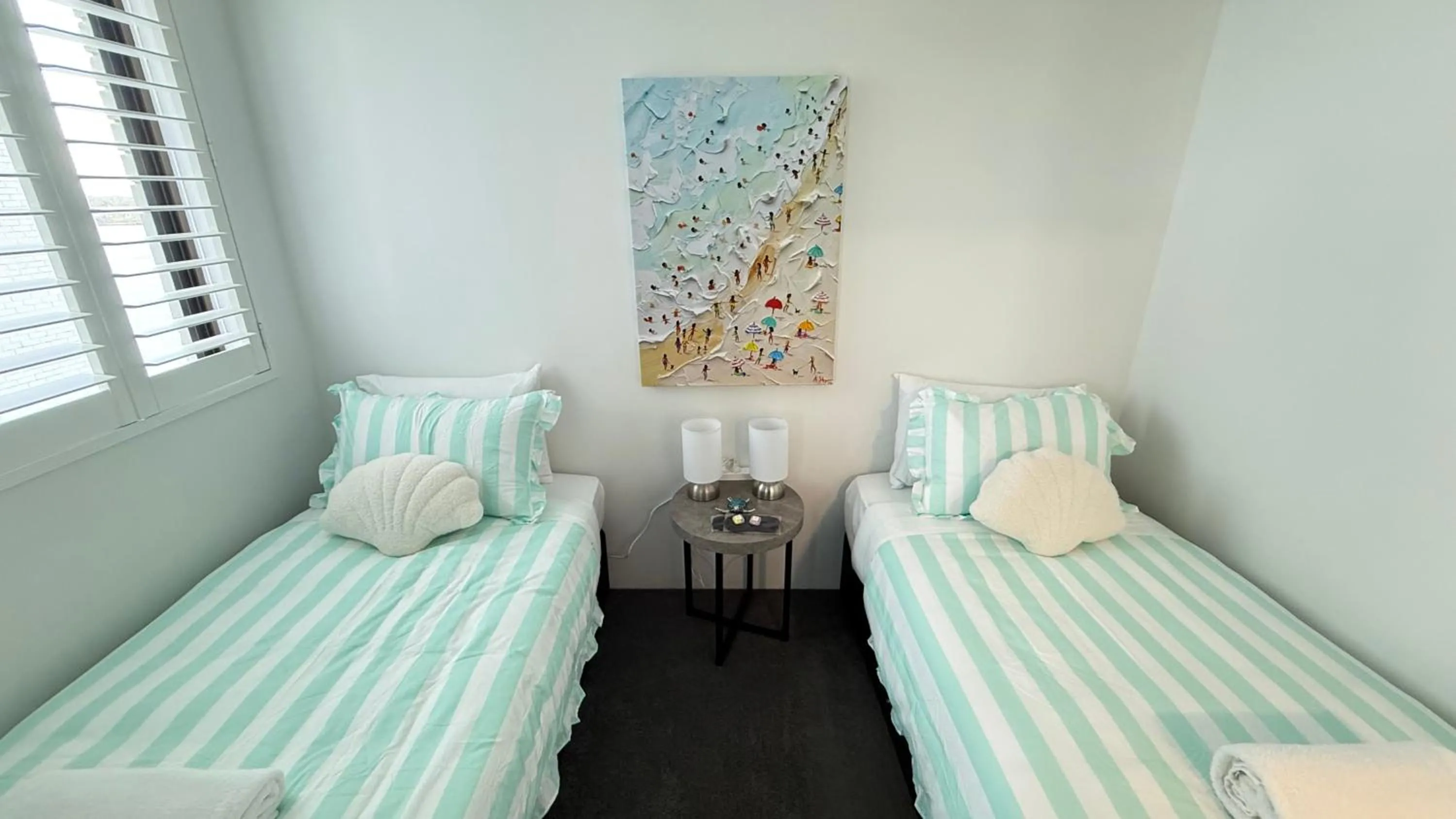Bed in Maroochydore Riverfront Apartment
