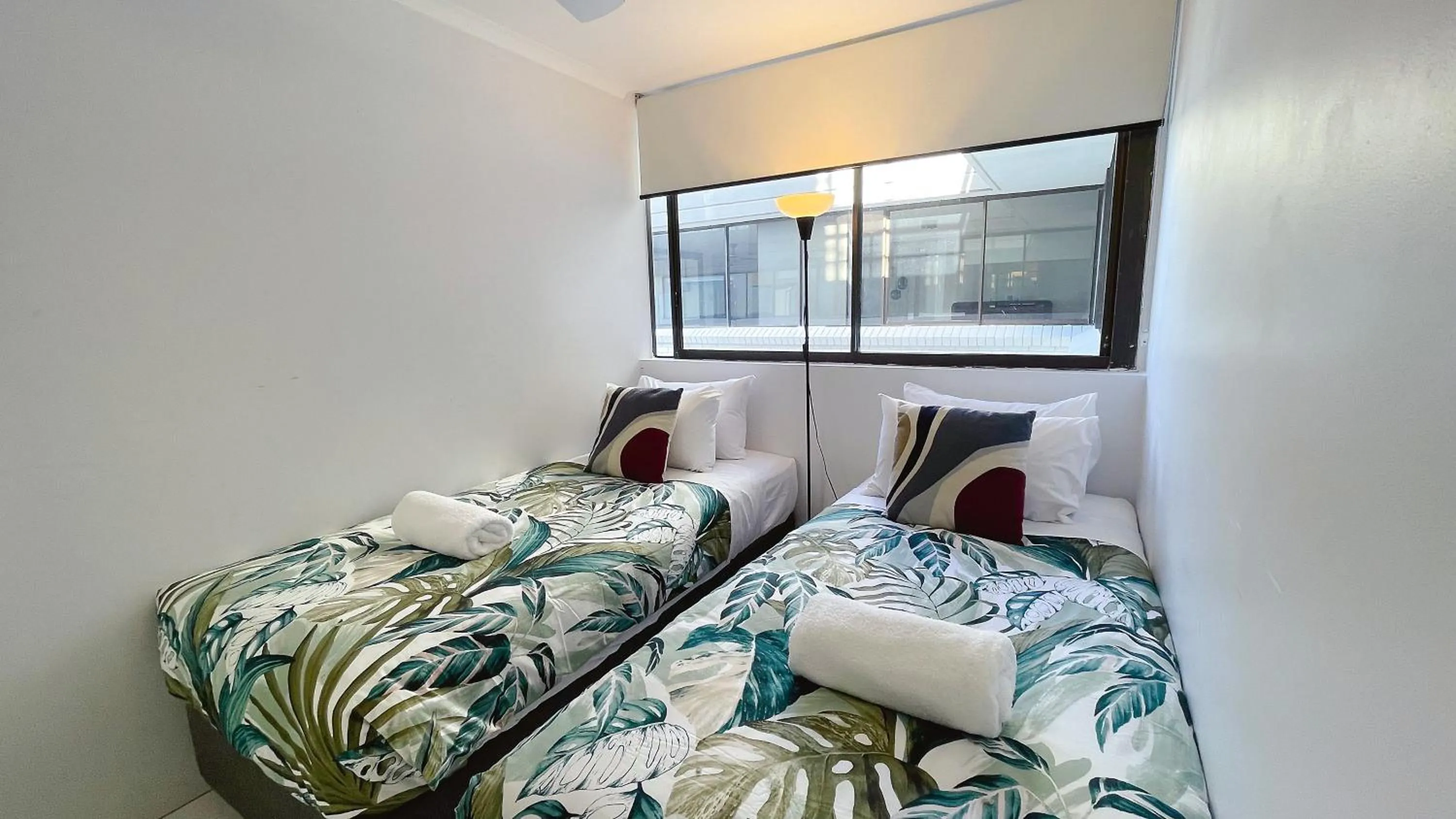 Bed in Maroochydore Riverfront Apartment