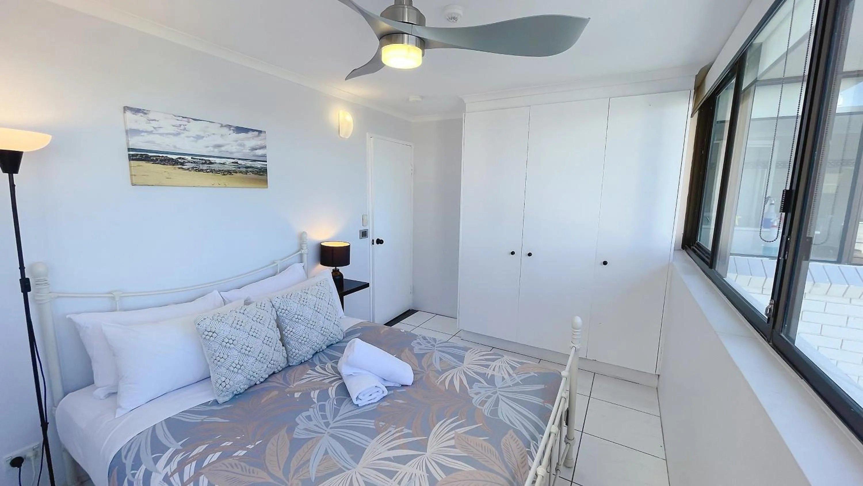 Bed in Maroochydore Riverfront Apartment