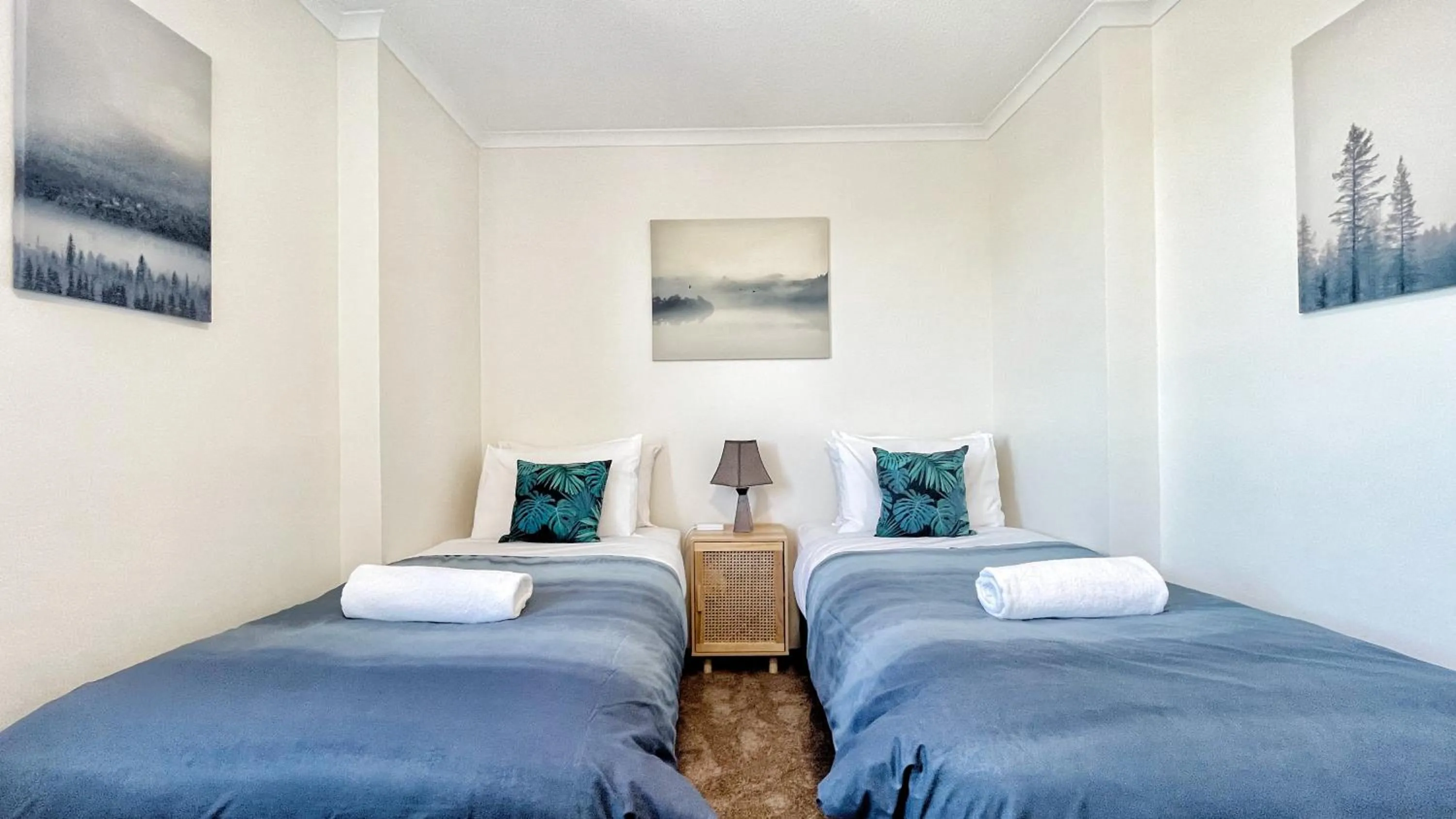 Bed in Maroochydore Riverfront Apartment
