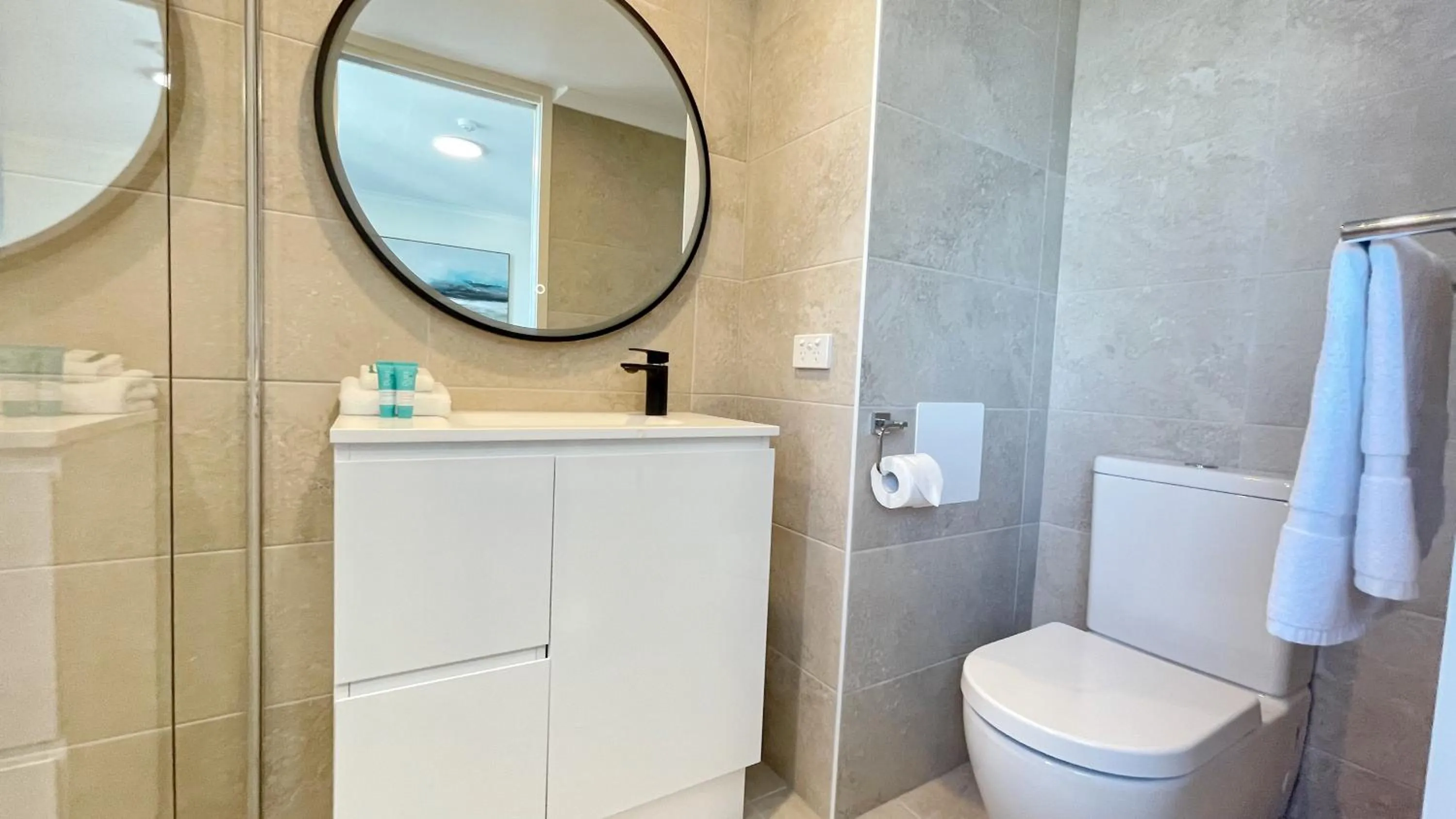 Shower in Maroochydore Riverfront Apartment