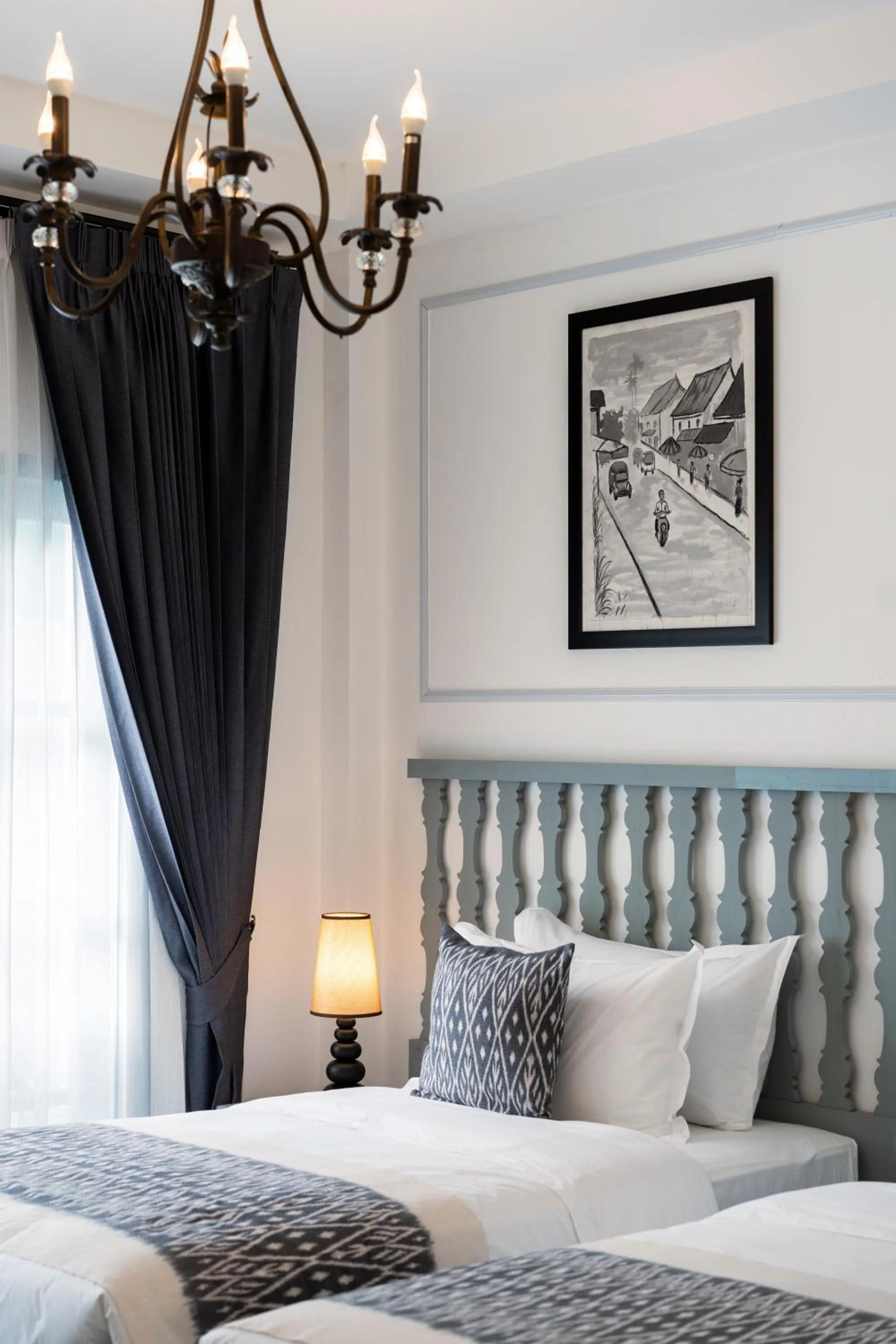 Bed in Luangprabang D'or Boutique Hotel