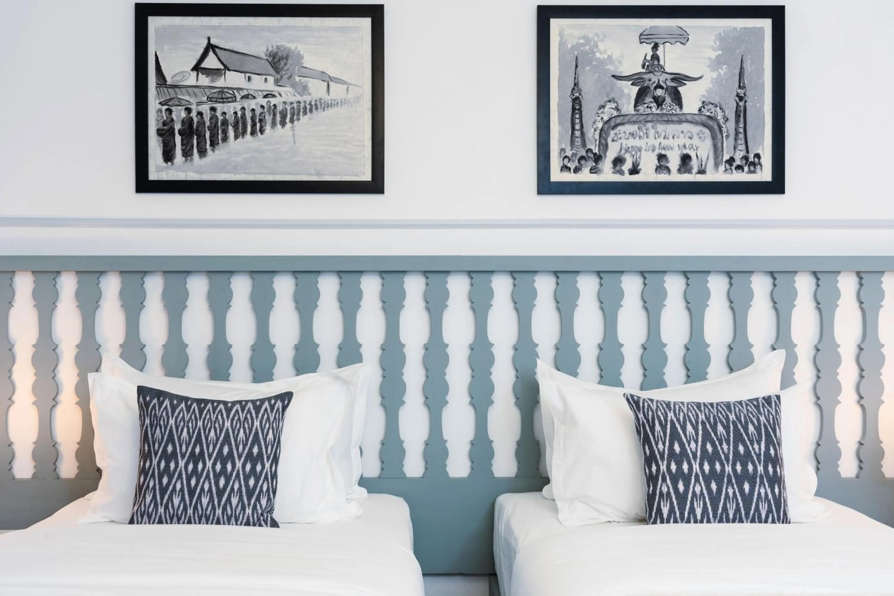 Bed in Luangprabang D'or Boutique Hotel