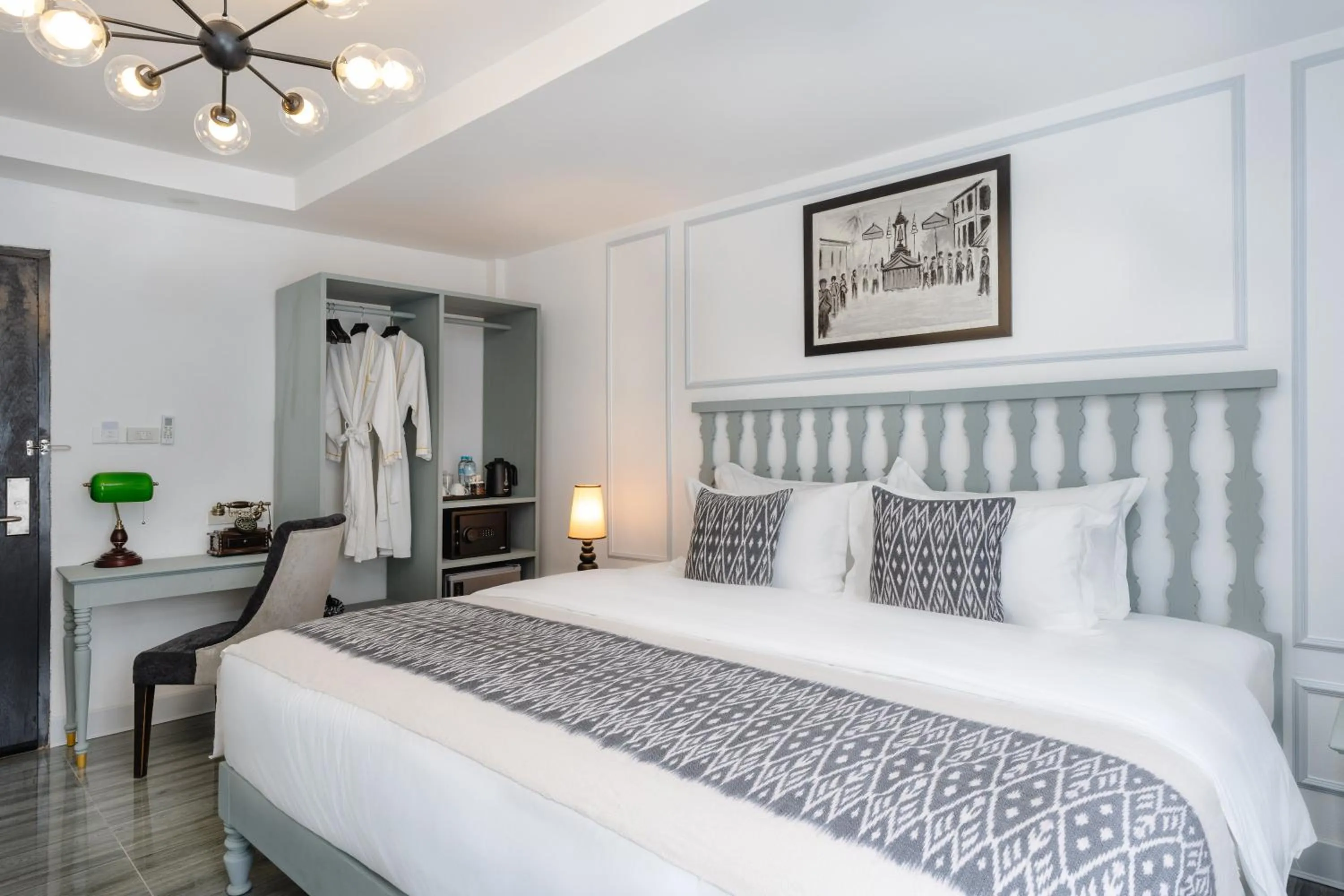 Bed in Luangprabang D'or Boutique Hotel