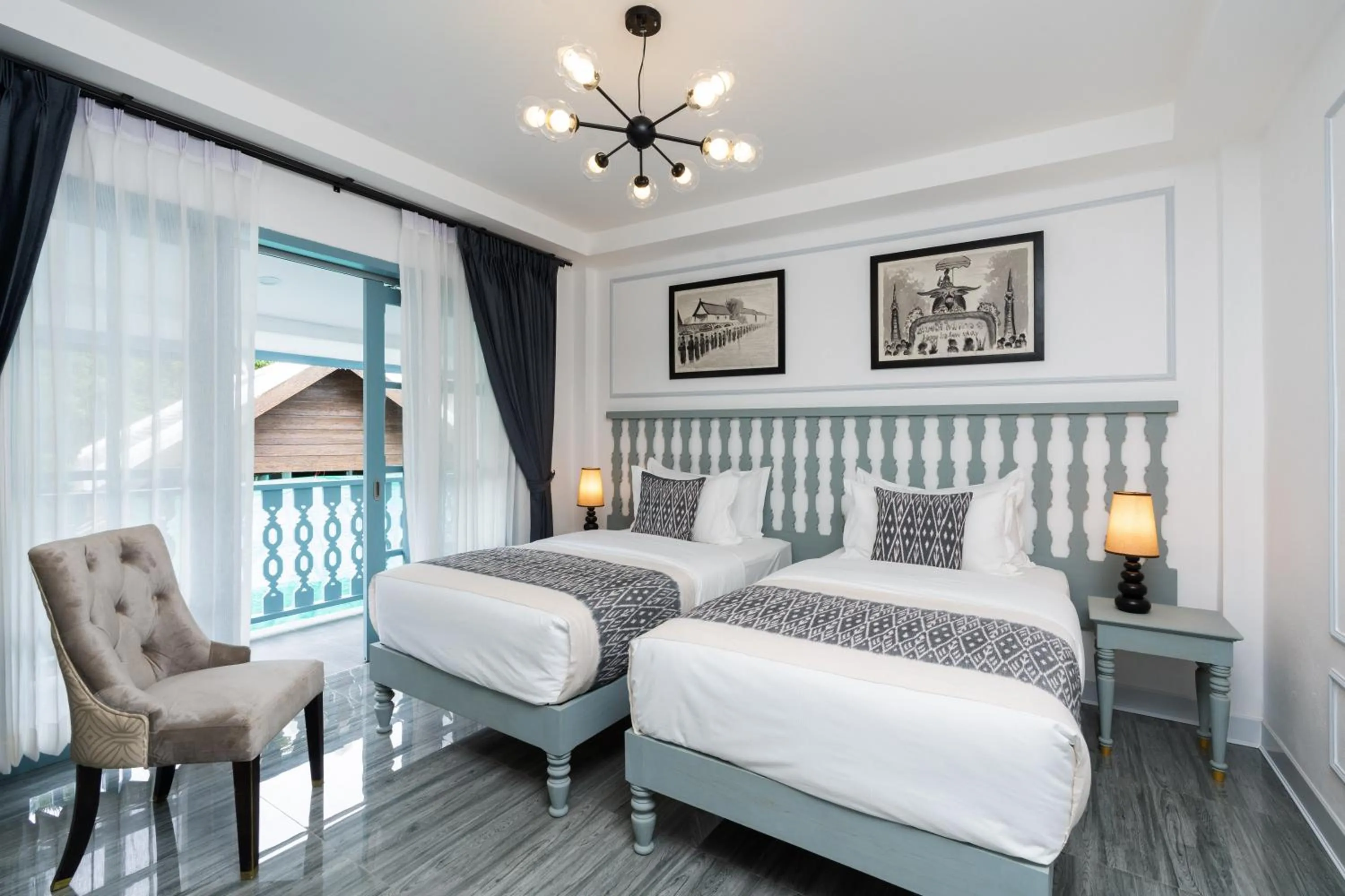 Photo of the whole room, Bed in Luangprabang D'or Boutique Hotel