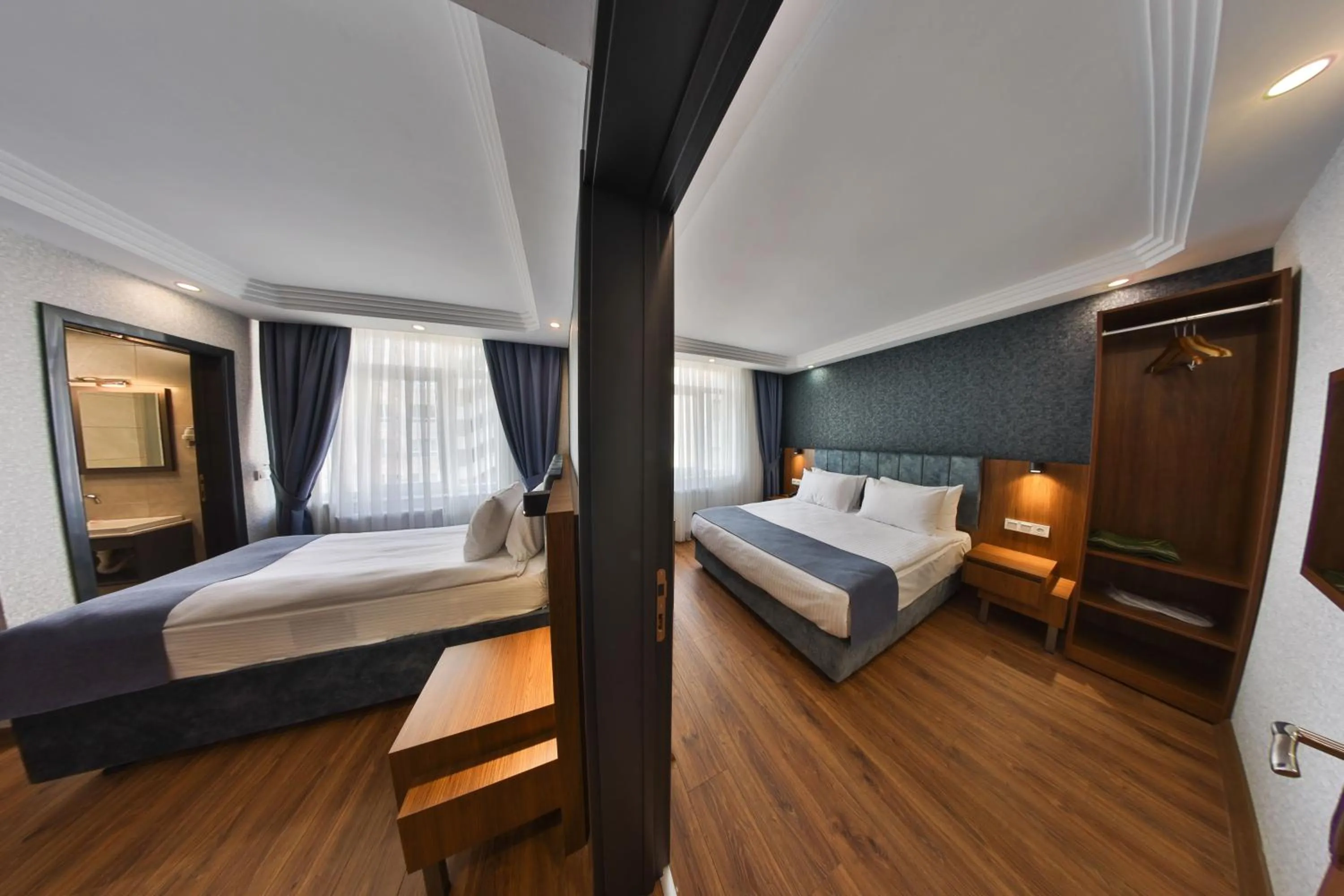 Bed in BUKAVİYYE HOTEL