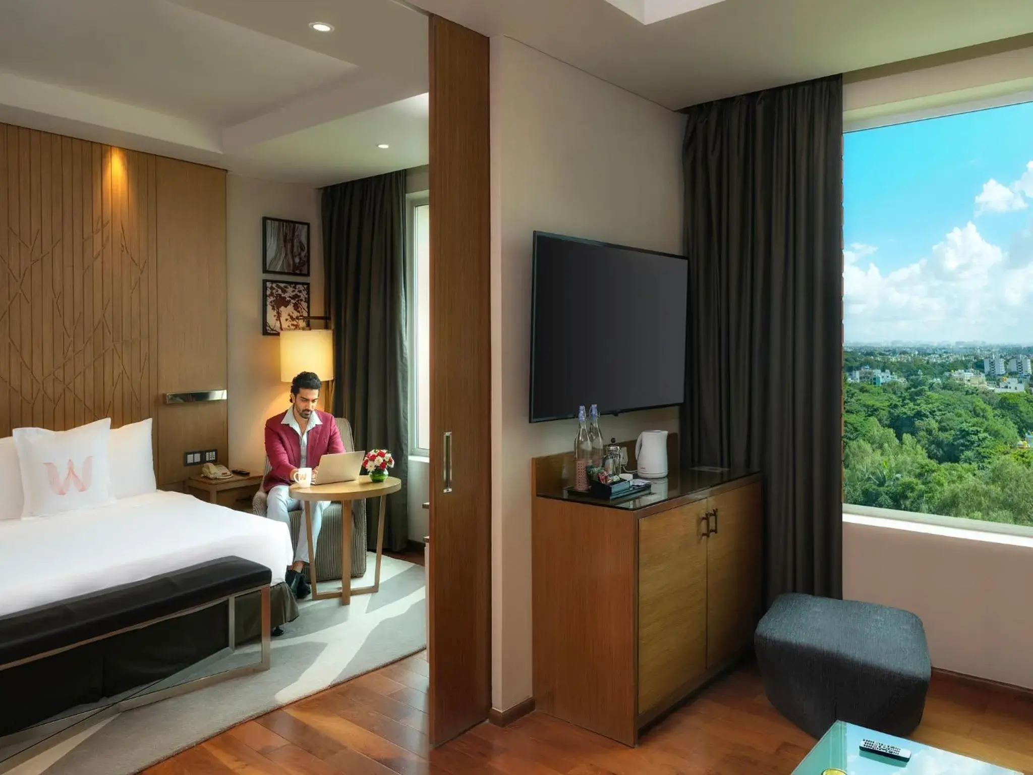 Living room, Bed in Welcomhotel by ITC Hotels, Richmond Road, Bengaluru Living room, Bed in Welcomhotel by ITC Hotels, Richmond Road, Bengaluru