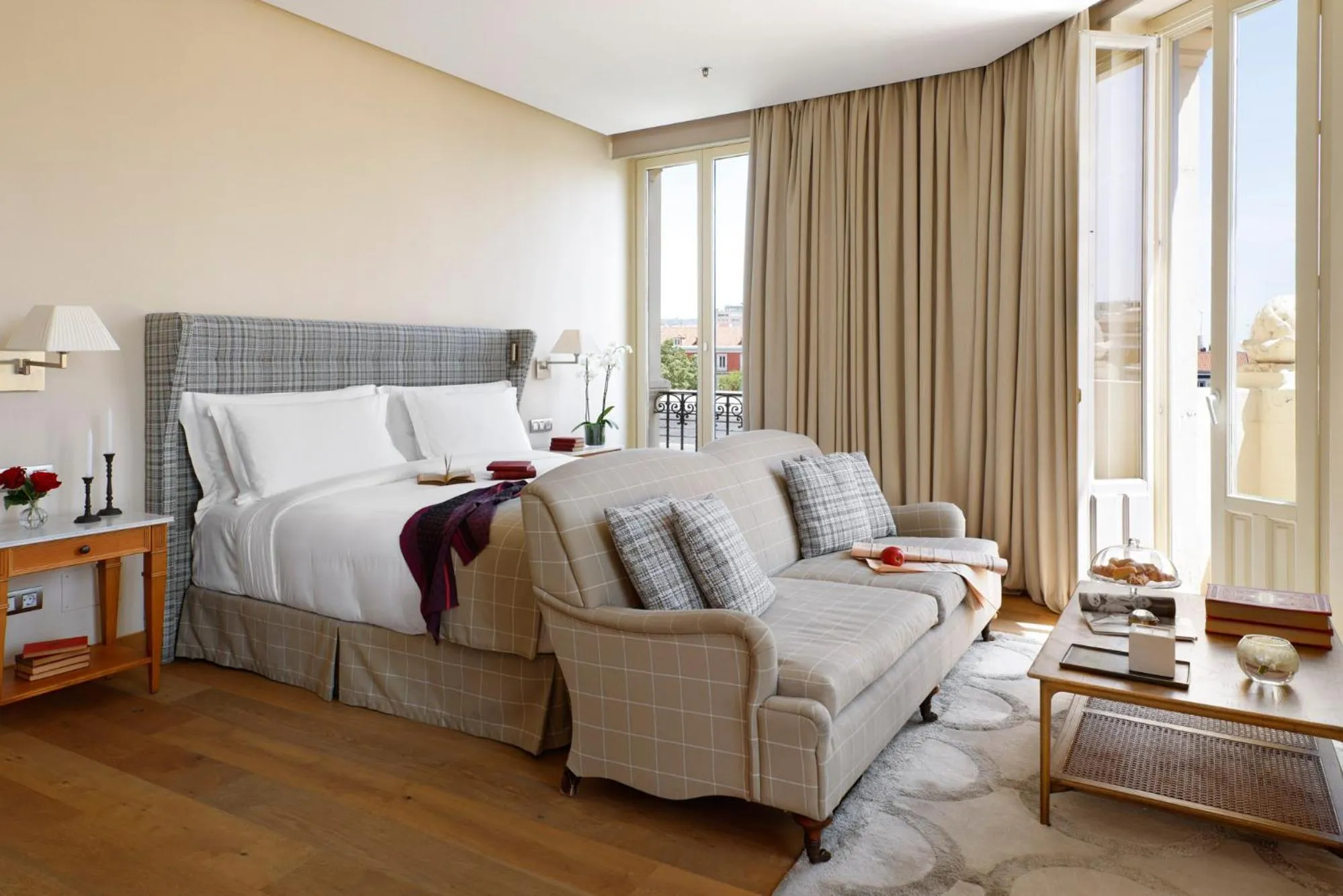 Bed in URSO Hotel & Spa, a Small Luxury Hotel of the World