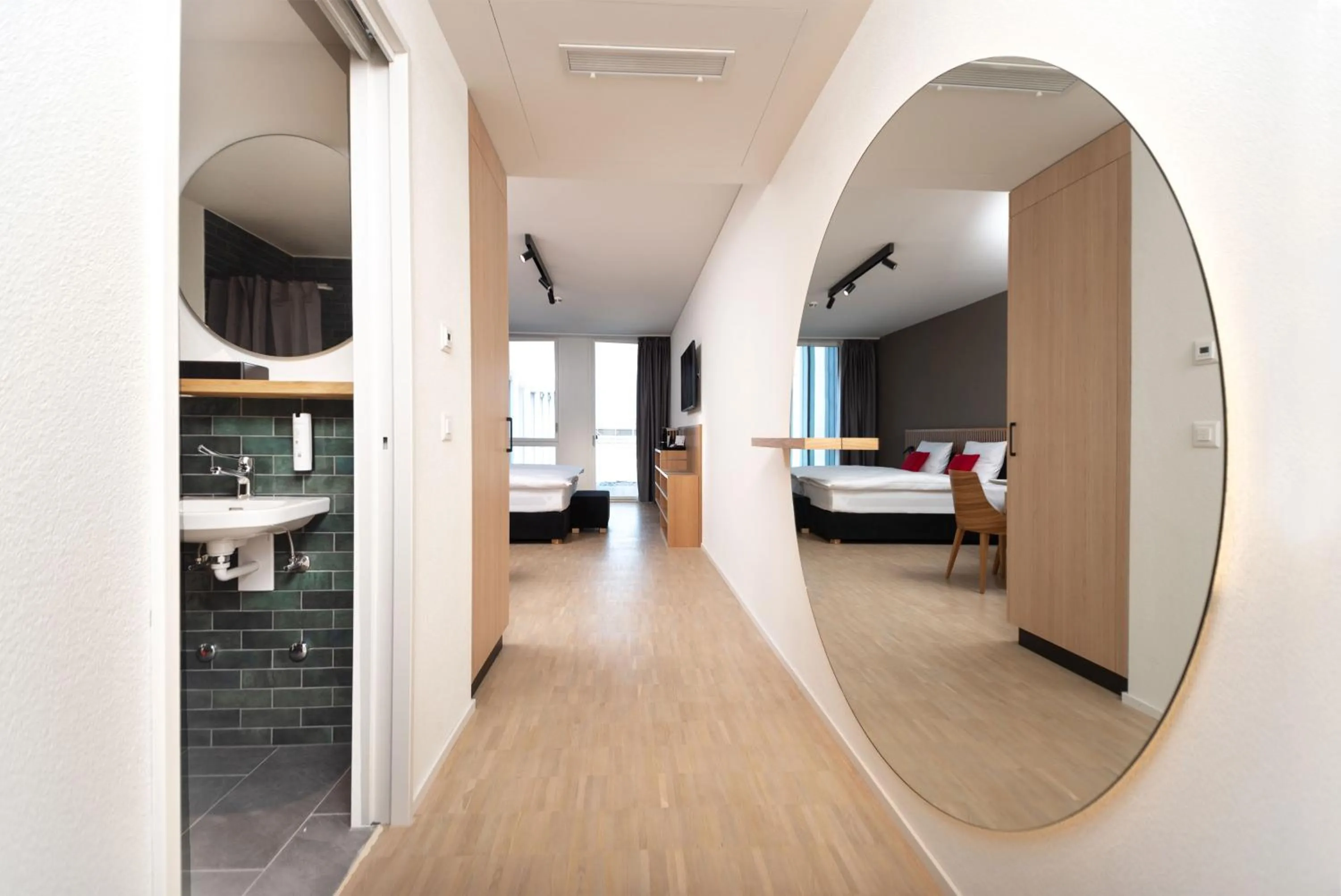 Decorative detail, Bed in Tailormade Hotel BAB Bachenbülach