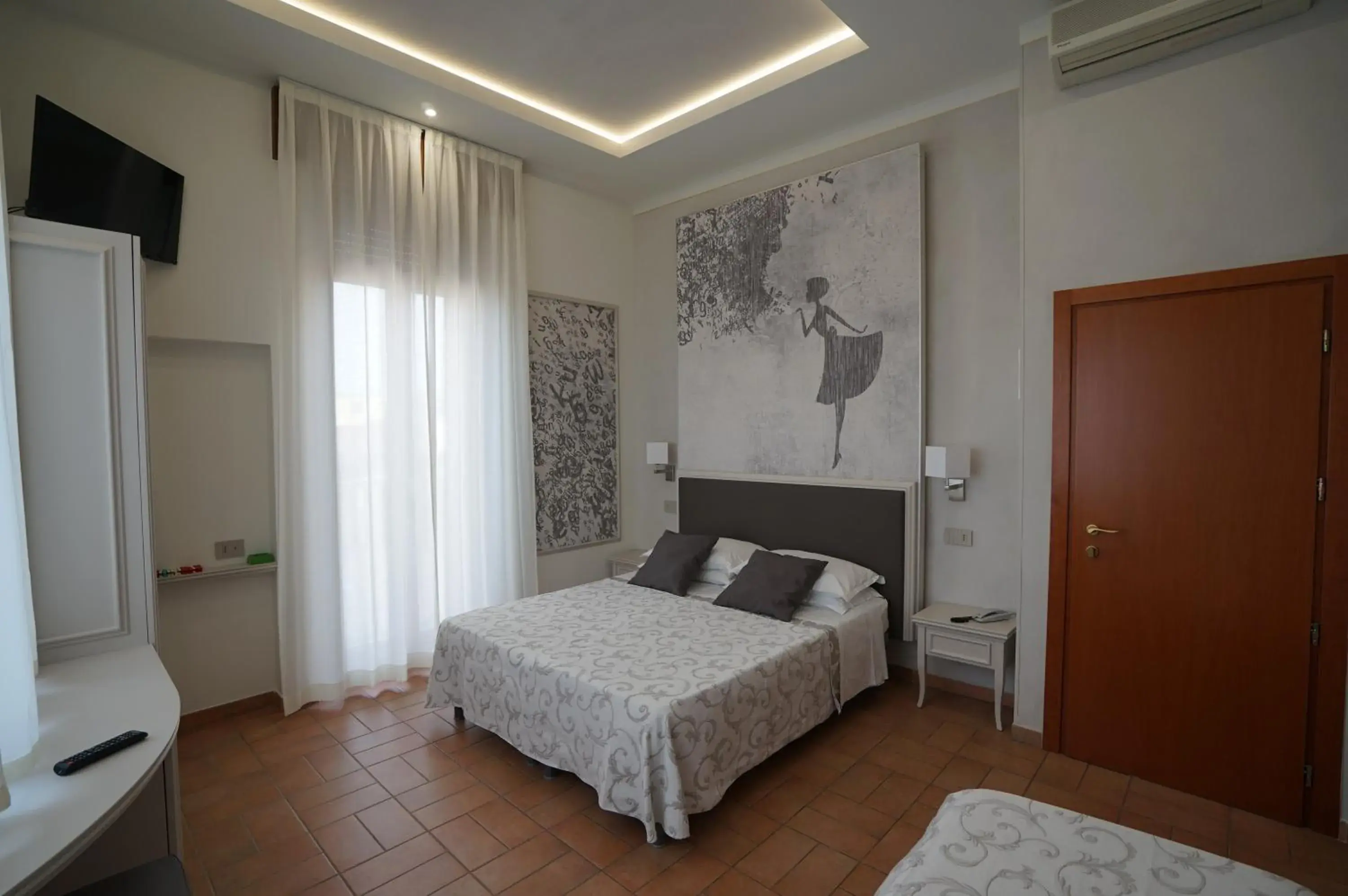 Bed in Hotel Villa Fulgida