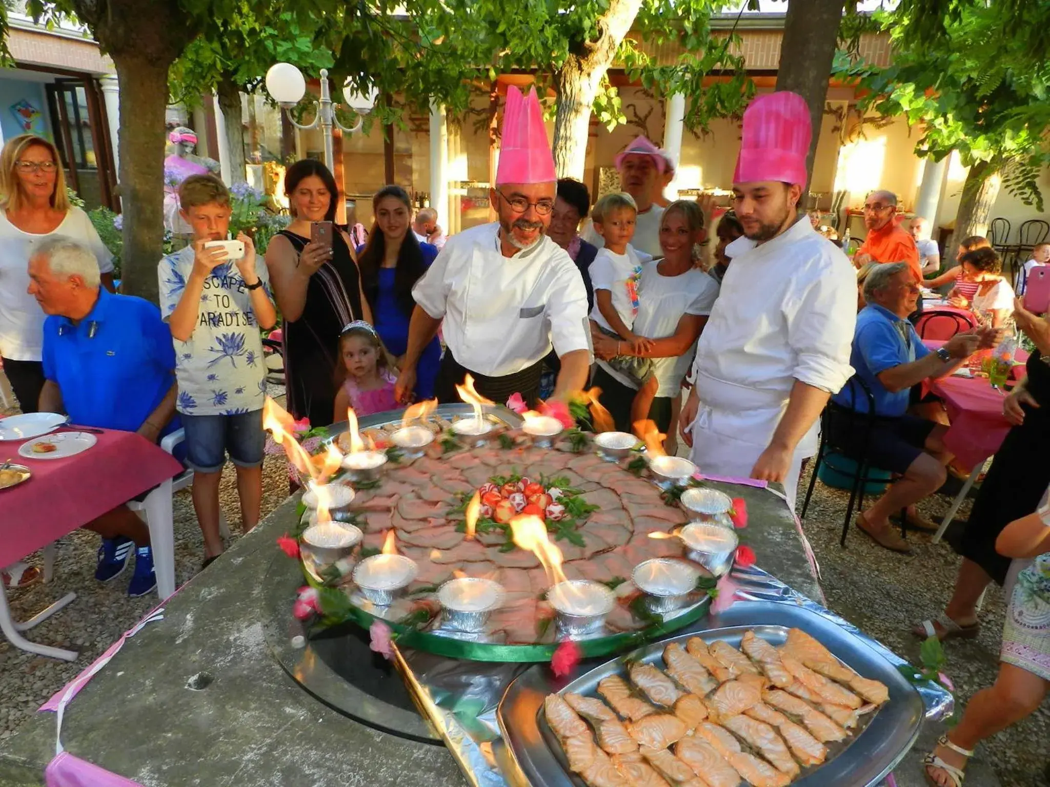 Food in Hotel Villa Fulgida