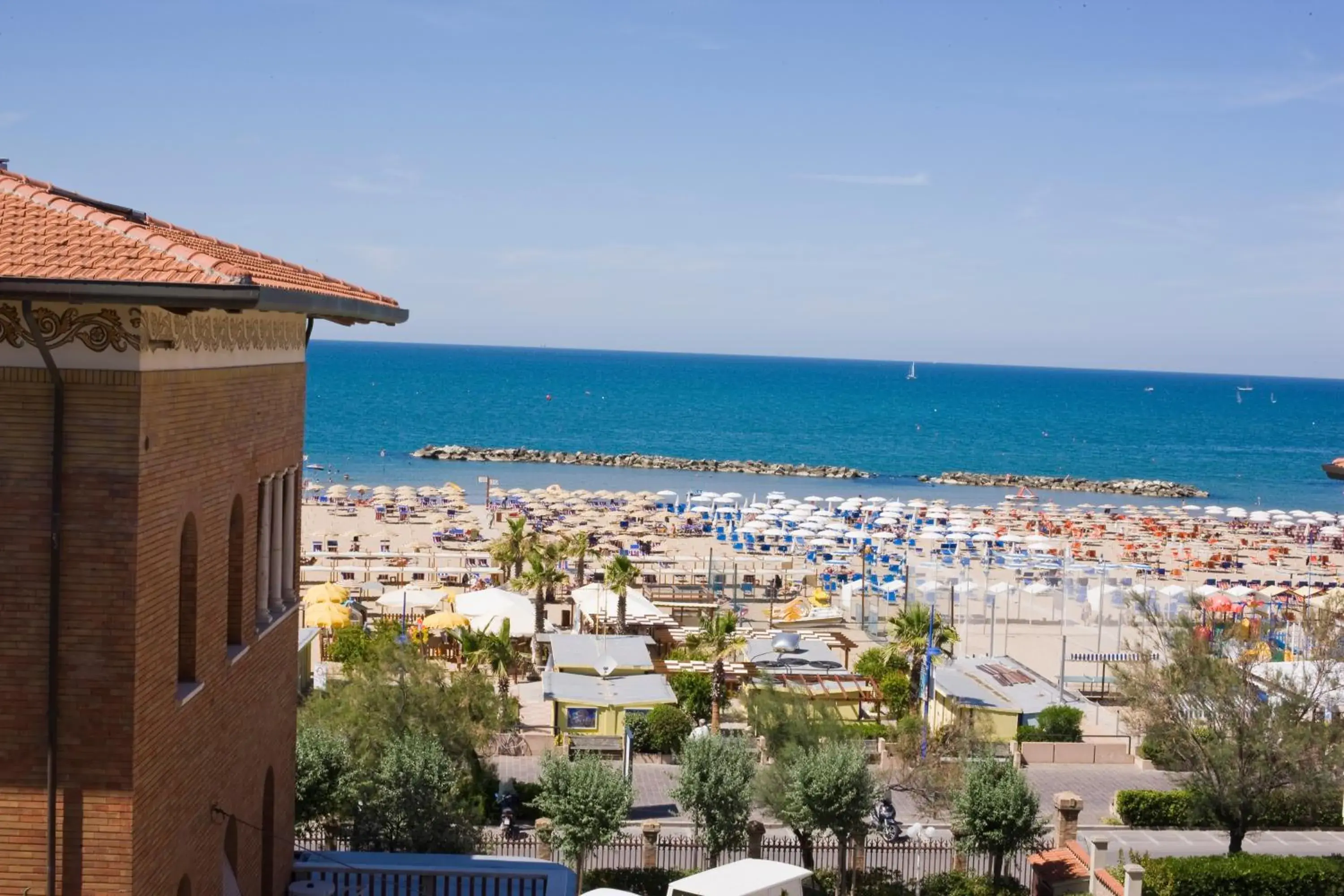 Beach, Sea View in Hotel Villa Fulgida